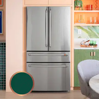 Cafe CJE23DP2WS1 Café™ Energy Star® 23.2 Cu. Ft. Smart Counter-Depth 4-Door French-Door Refrigerator With Dual-Dispense Autofill Pitcher - Image 33