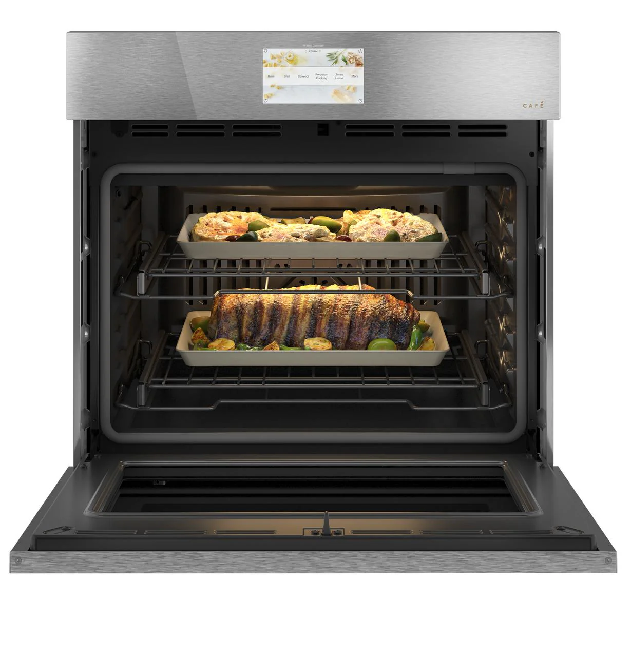 Cafe CTS90DM2NS5 Café™ Minimal Series 30" Smart Built-In Convection Single Wall Oven In Platinum Glass - Image 3