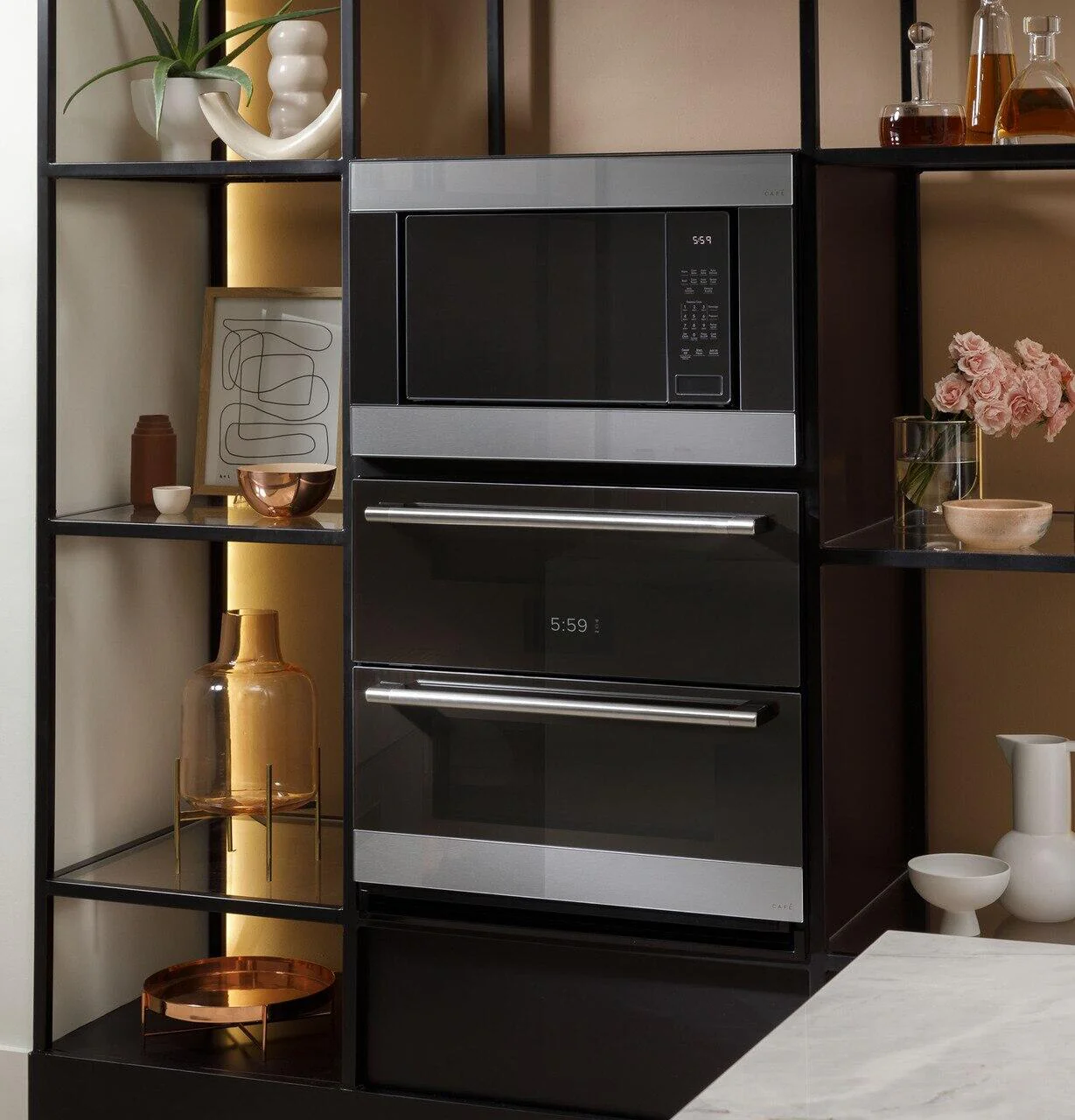 Cafe CTS92DM2NS5 Café™ 30" Smart Built-In Twin Flex Single Wall Oven In Platinum Glass - Image 12