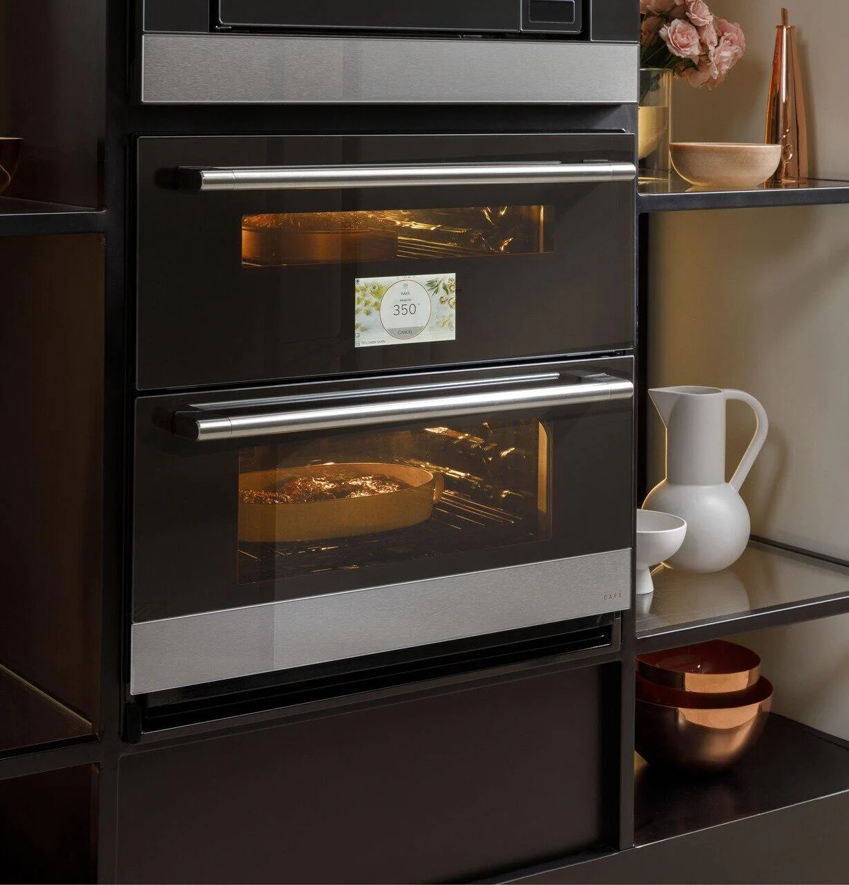 Cafe CTS92DM2NS5 Café™ 30" Smart Built-In Twin Flex Single Wall Oven In Platinum Glass - Image 8
