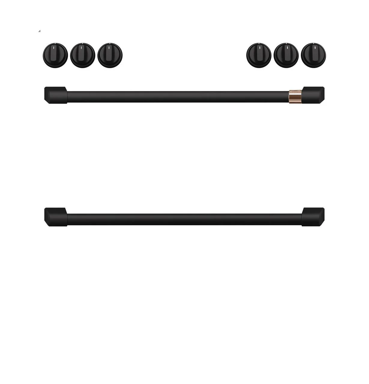 Cafe CXFCGHKPMFB Café™ Handle Kit - Range Flat Black - Image 2