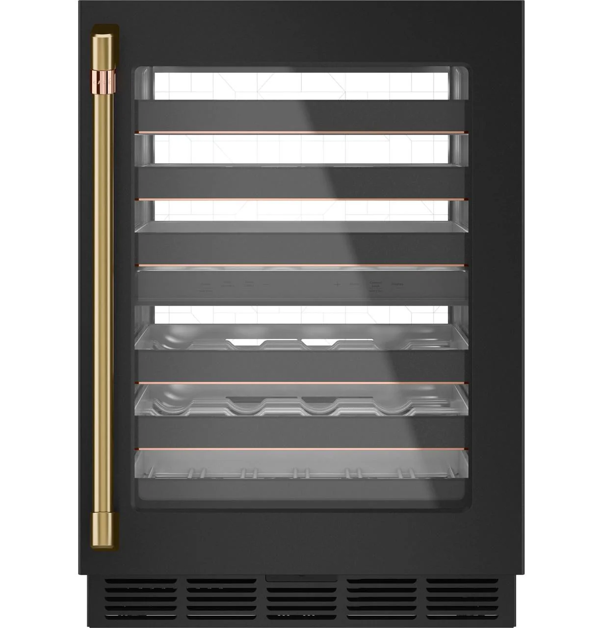 Cafe CXQW1H1PPCG Café™ Wine/Beverage Center Handle Kit - Brushed Brass - Image 6