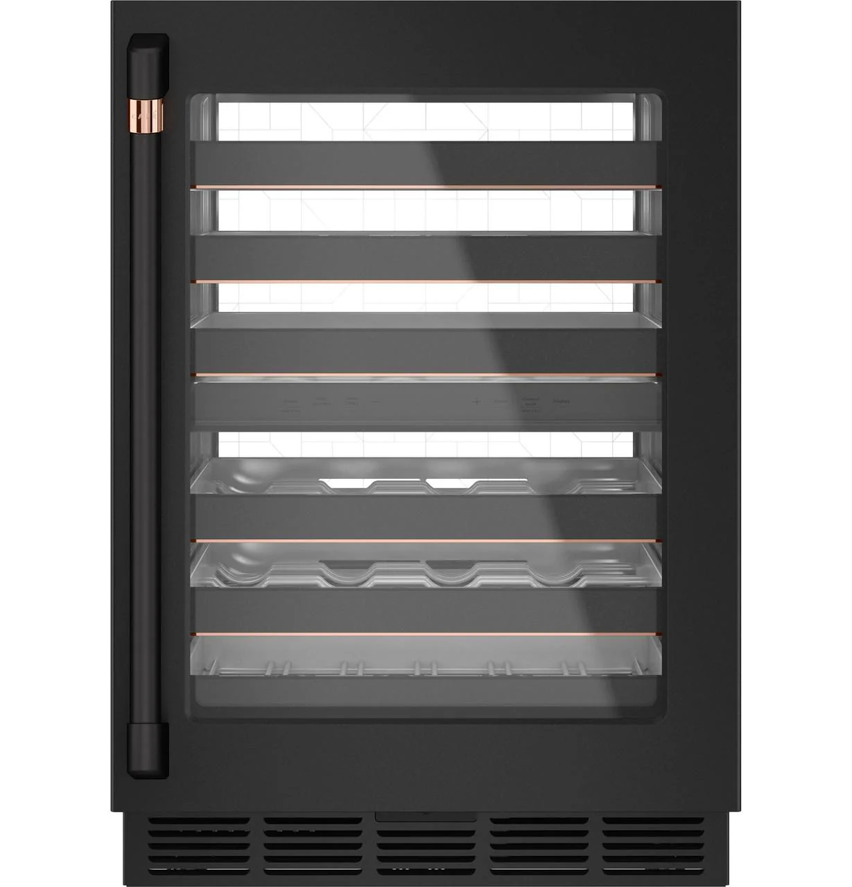 Cafe CXQW1H1PPFB Café™ Wine/Beverage Center Handle Kit - Flat Black - Image 6