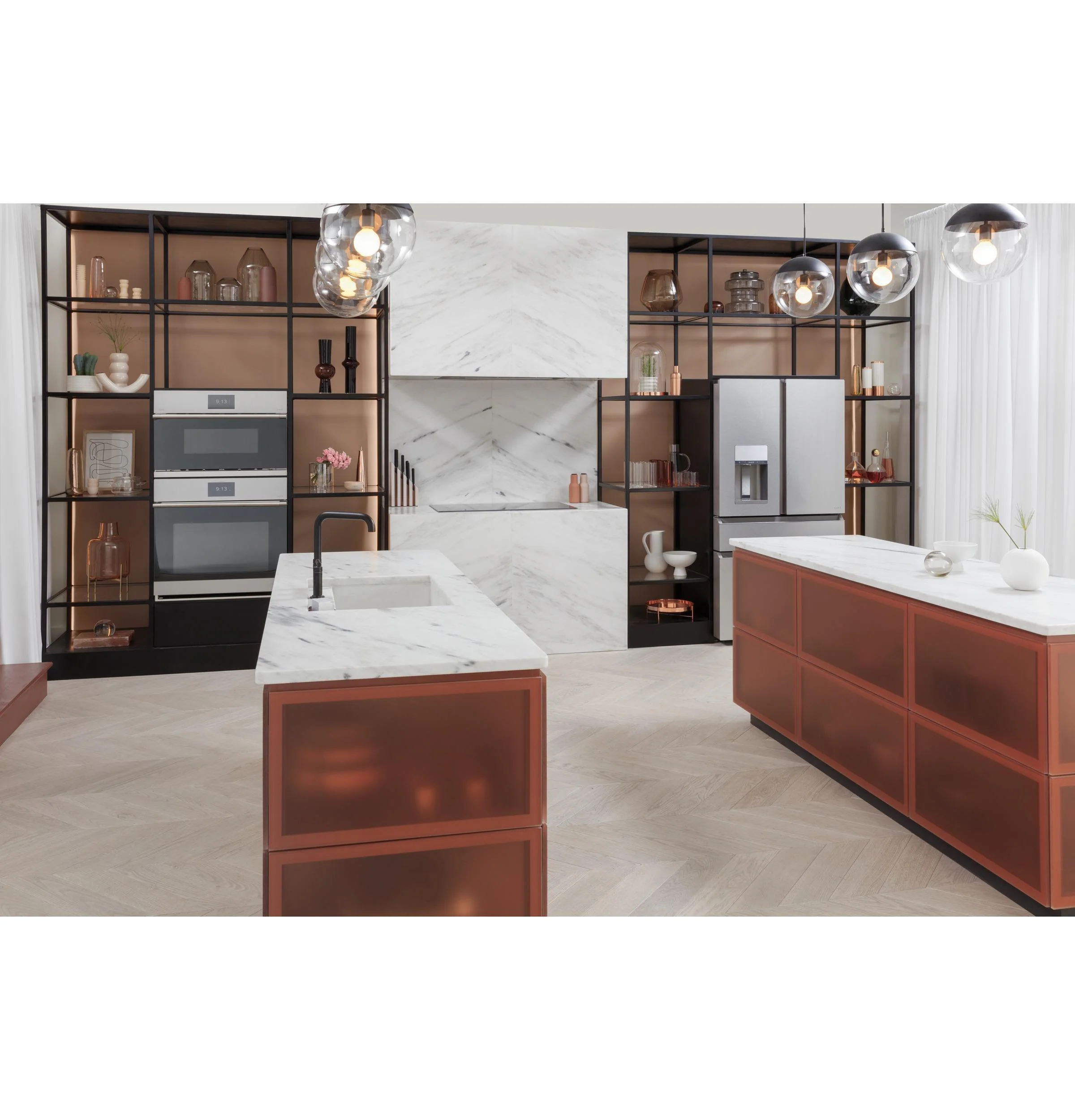 Cafe UVC9360SLSS 36" Smart Designer Custom Insert W/ Dimmable Led Lighting - Image 13