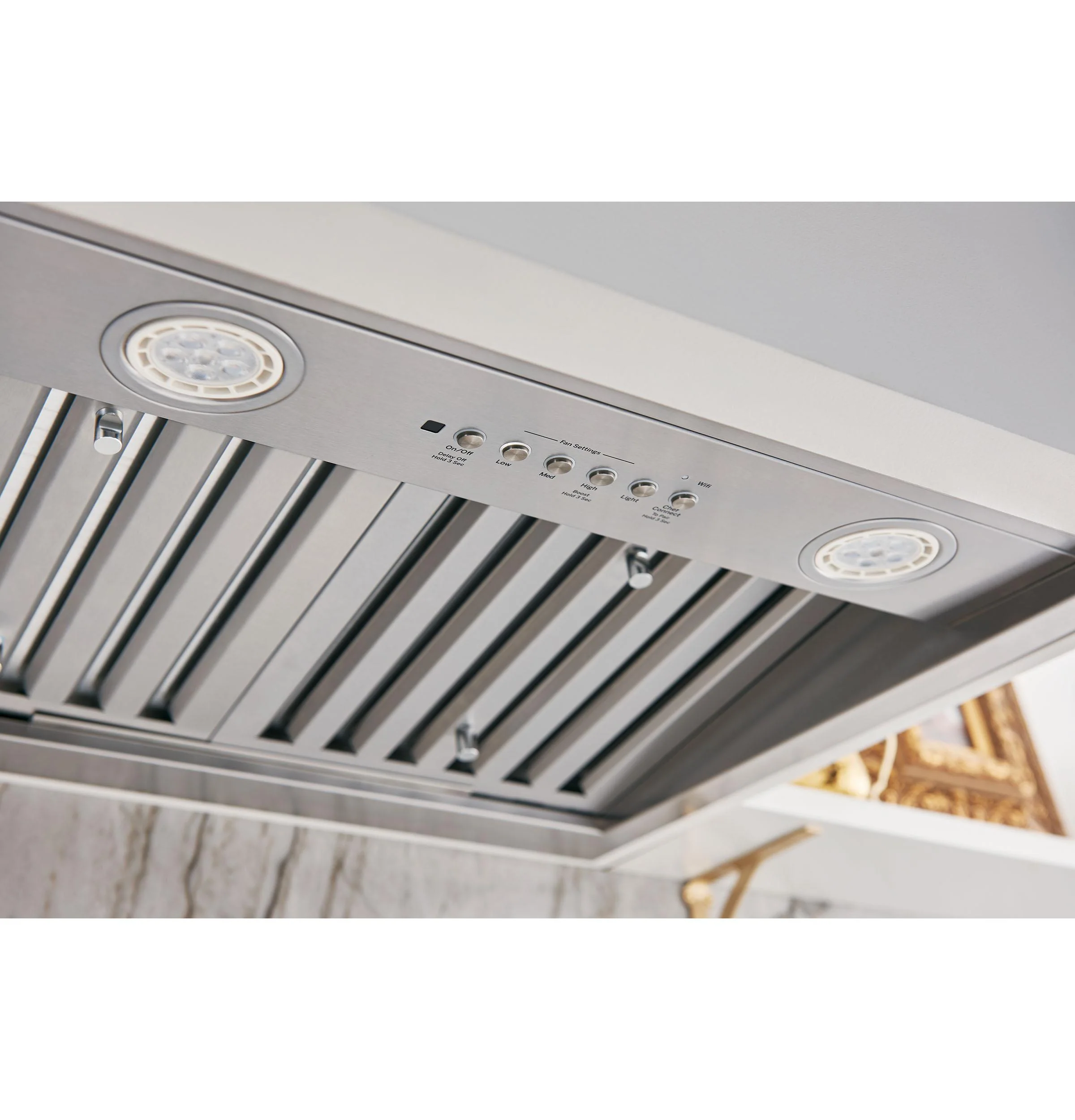 Cafe UVC9360SLSS 36" Smart Designer Custom Insert W/ Dimmable Led Lighting - Image 8