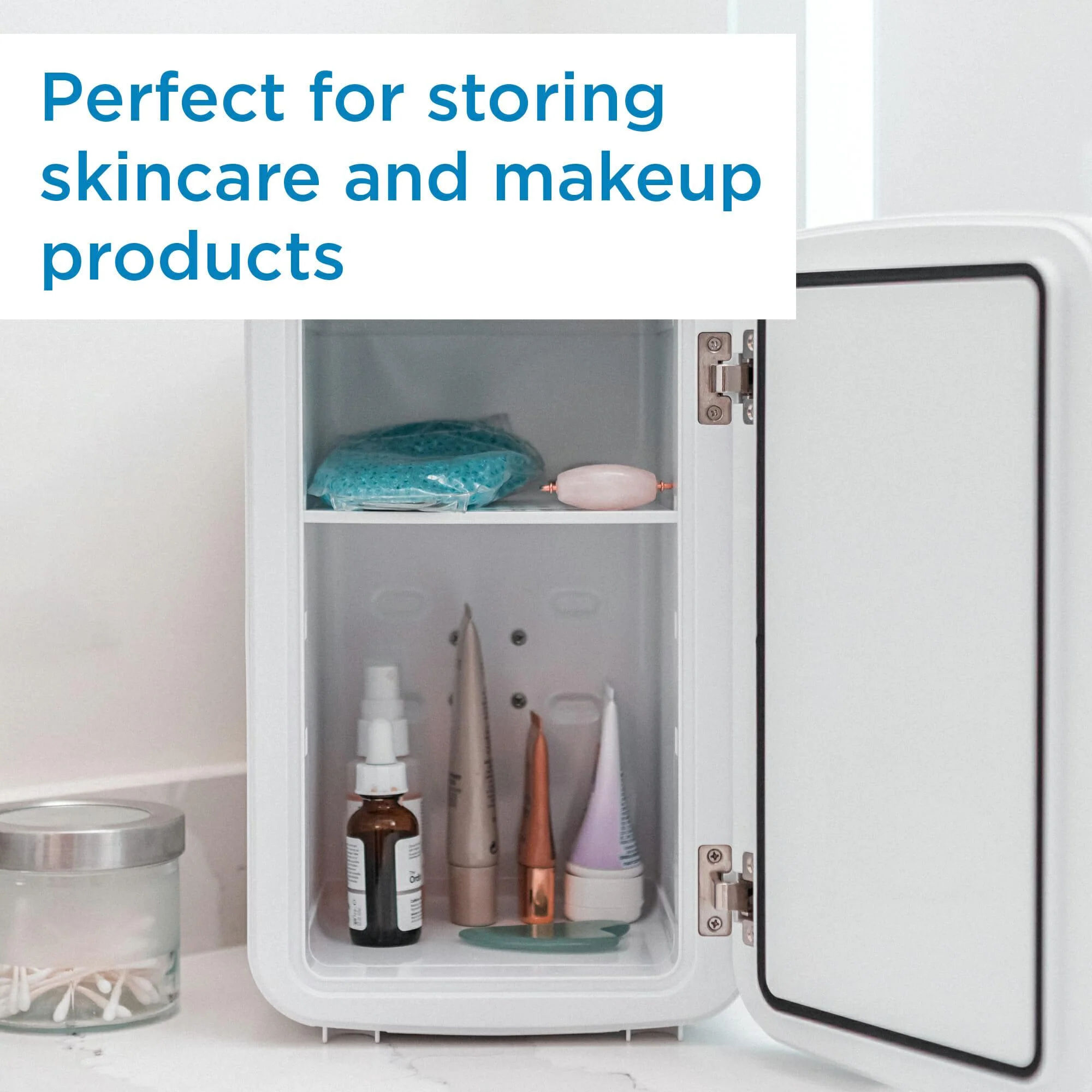 Danby DBMR02624WD43 Danby 7.4L Mini Fridge With Mirror & Light In White - Image 9