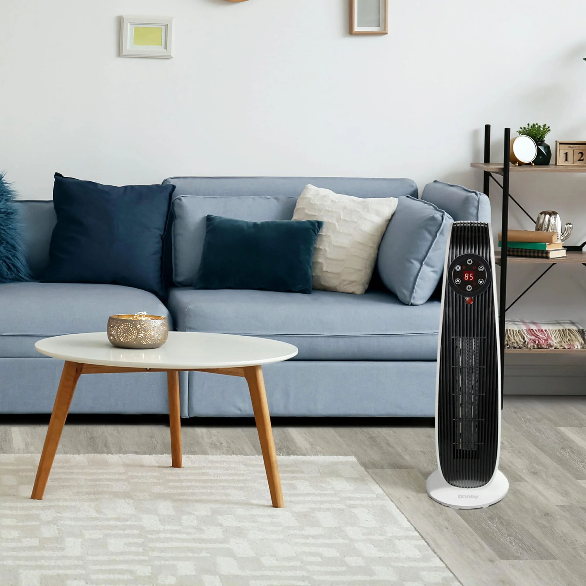 Danby DBSH02213WD13 Danby 1500W Adjustable Oscillating Heater 22" In White - Image 11