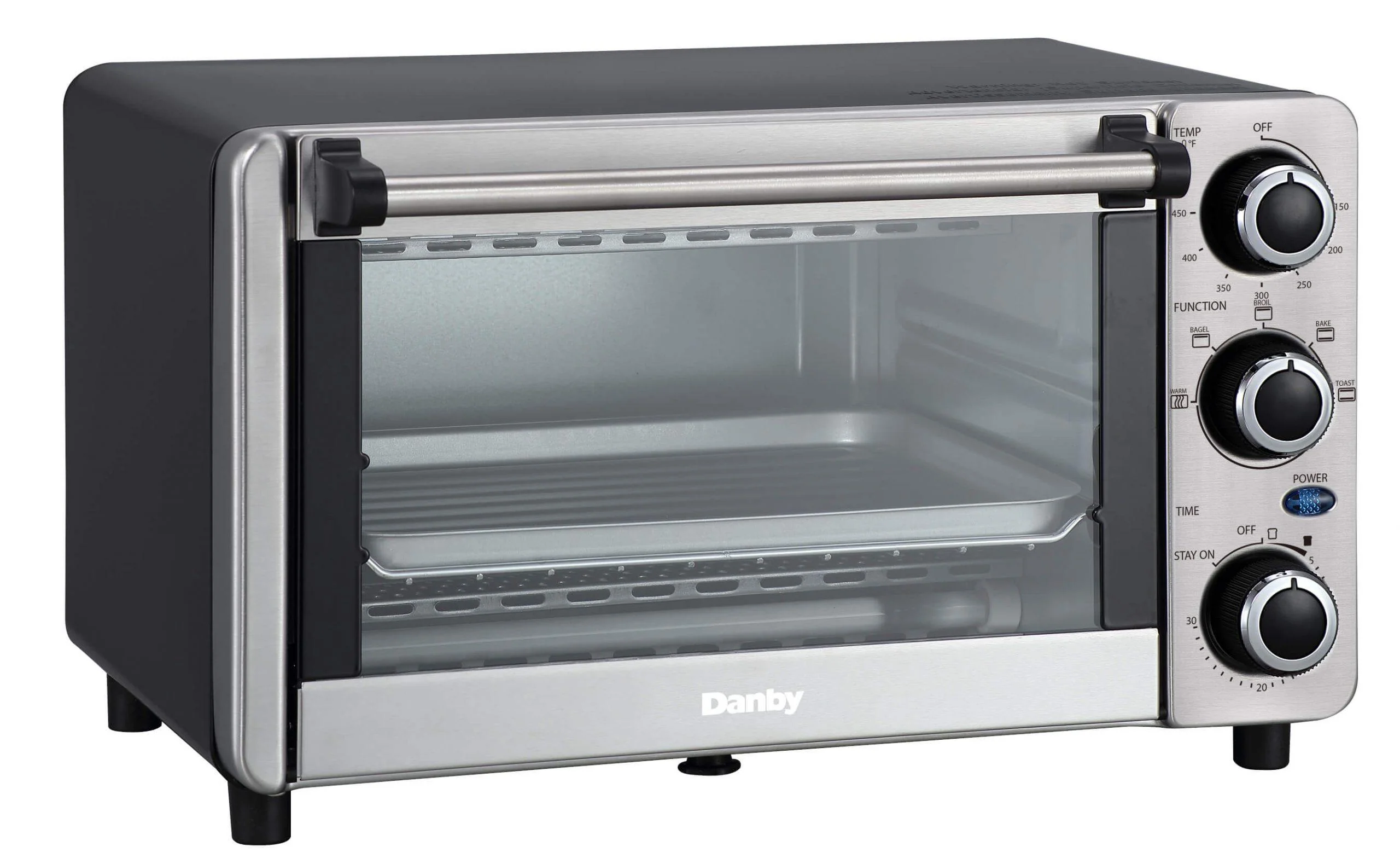 Danby DBTO0412BBSS Danby 0.4 Cu Ft/12L 4 Slice Countertop Toaster Oven - Image 3