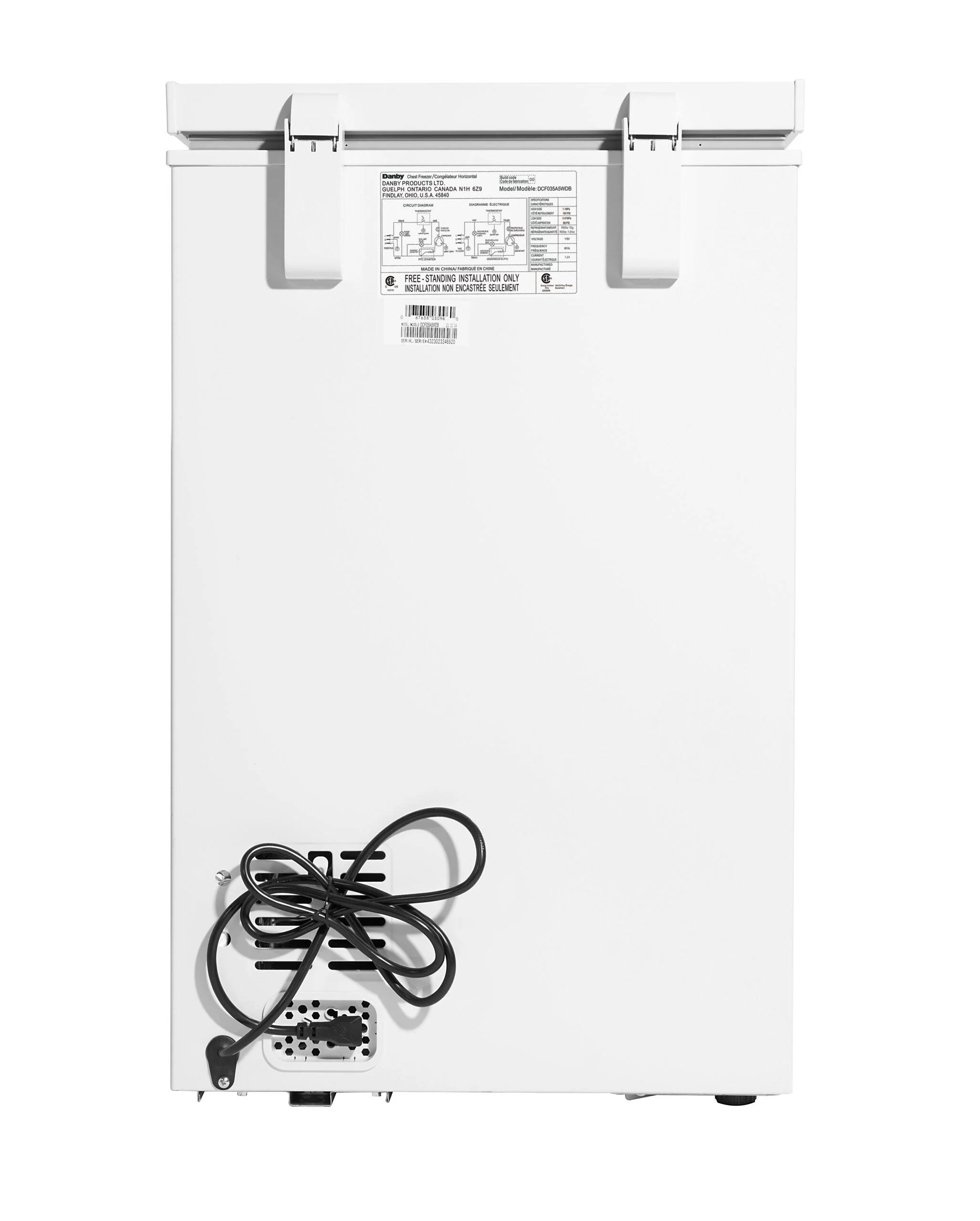 Danby DCF035A5WDB Danby 3.5 Cu. Ft. Chest Freezer In White - Image 4