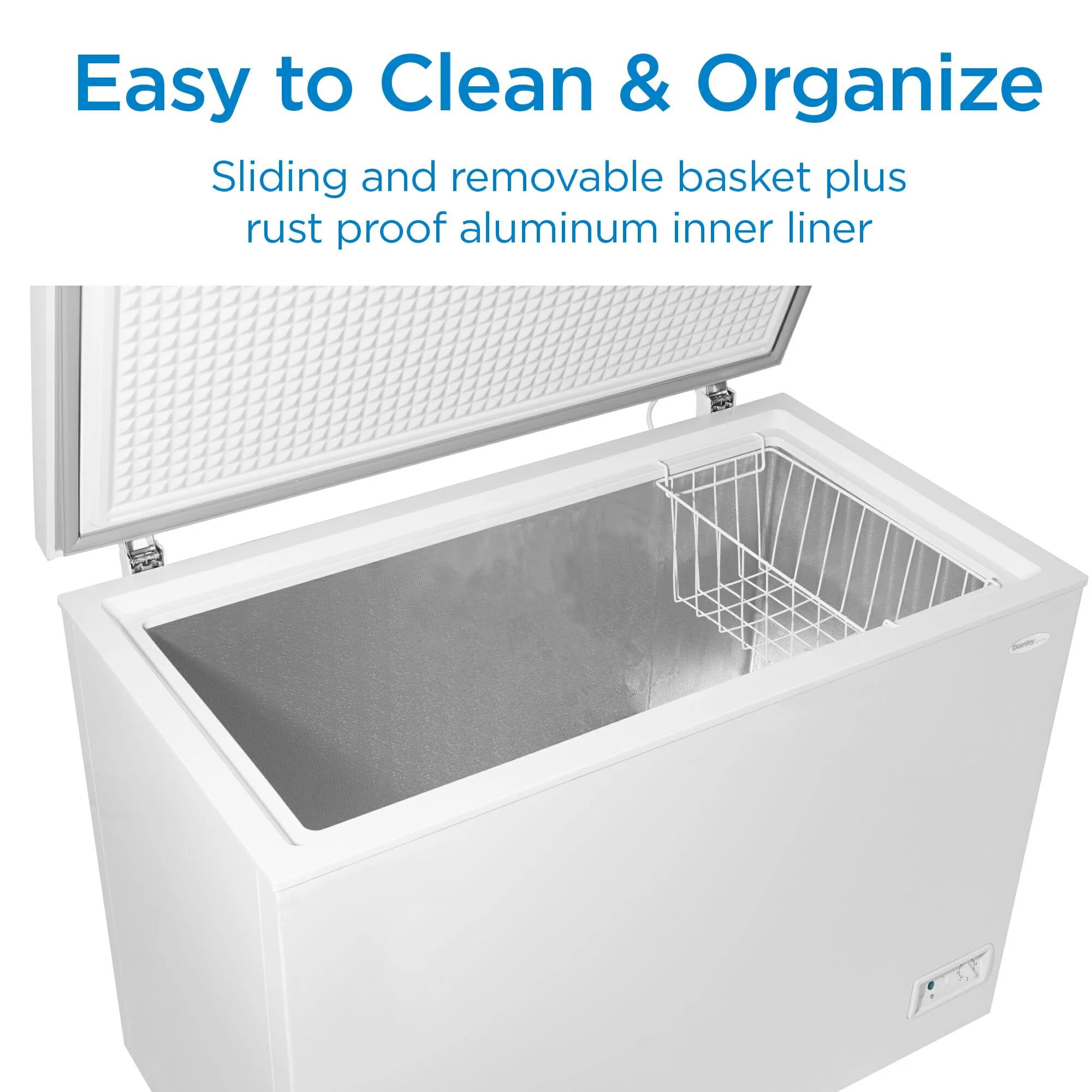 Danby DCF100A6WM Danby 10.0 Cu. Ft. Square Model Chest Freezer Doe - Image 8