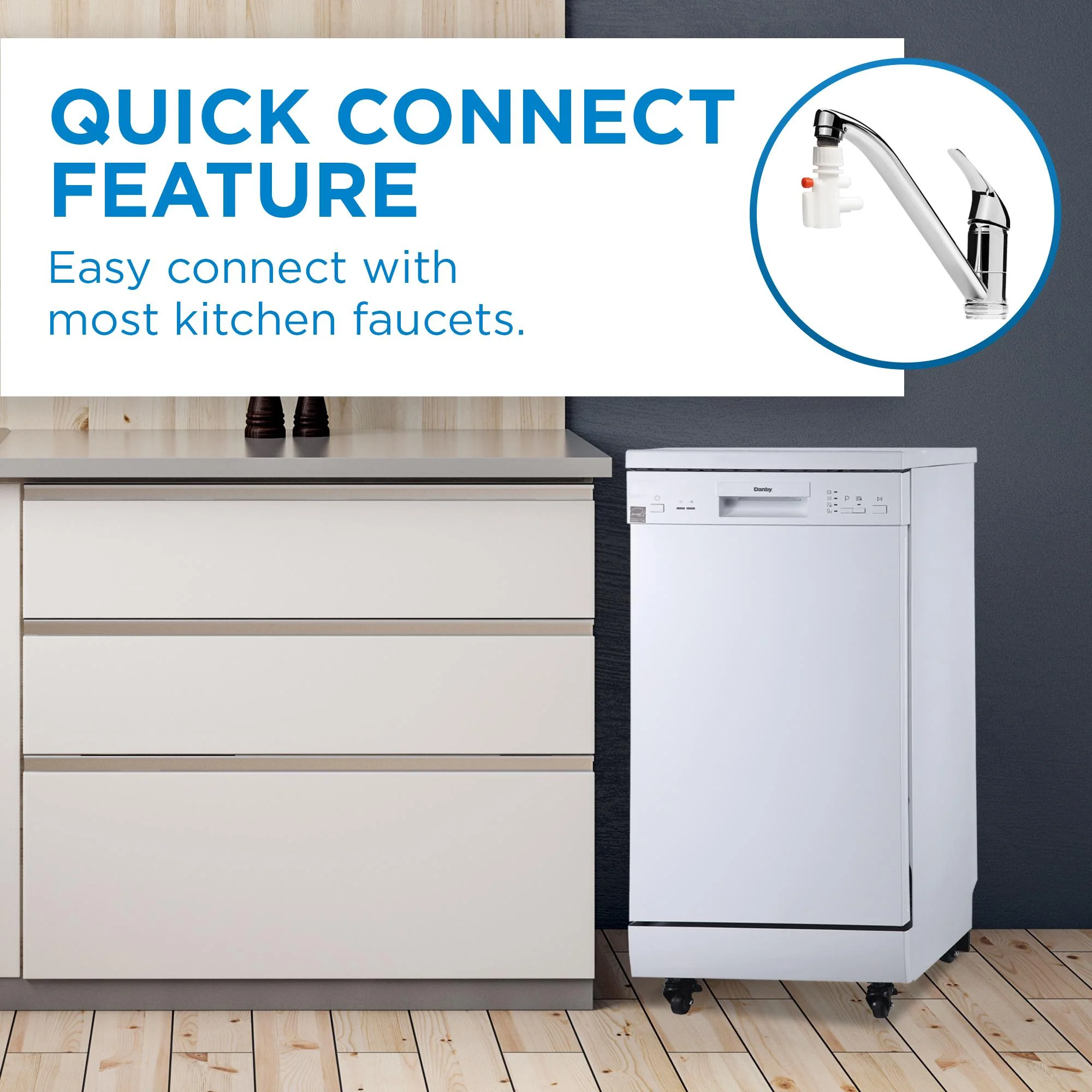 Danby DDW1805EWP Danby 18" Portable Dishwasher - Image 14