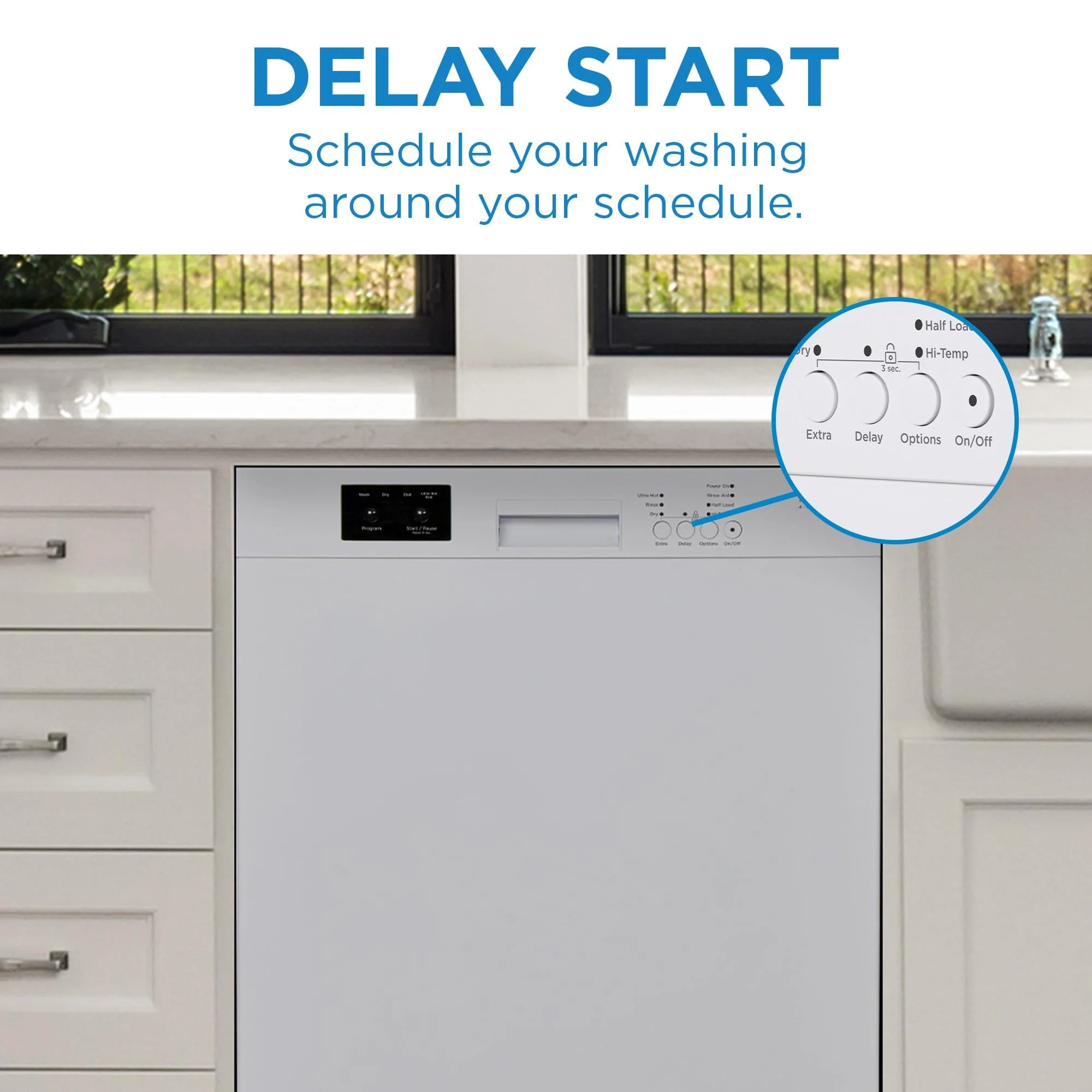 Danby DDW2400EW Danby 24" Wide Built-In Dishwasher In White - Image 7