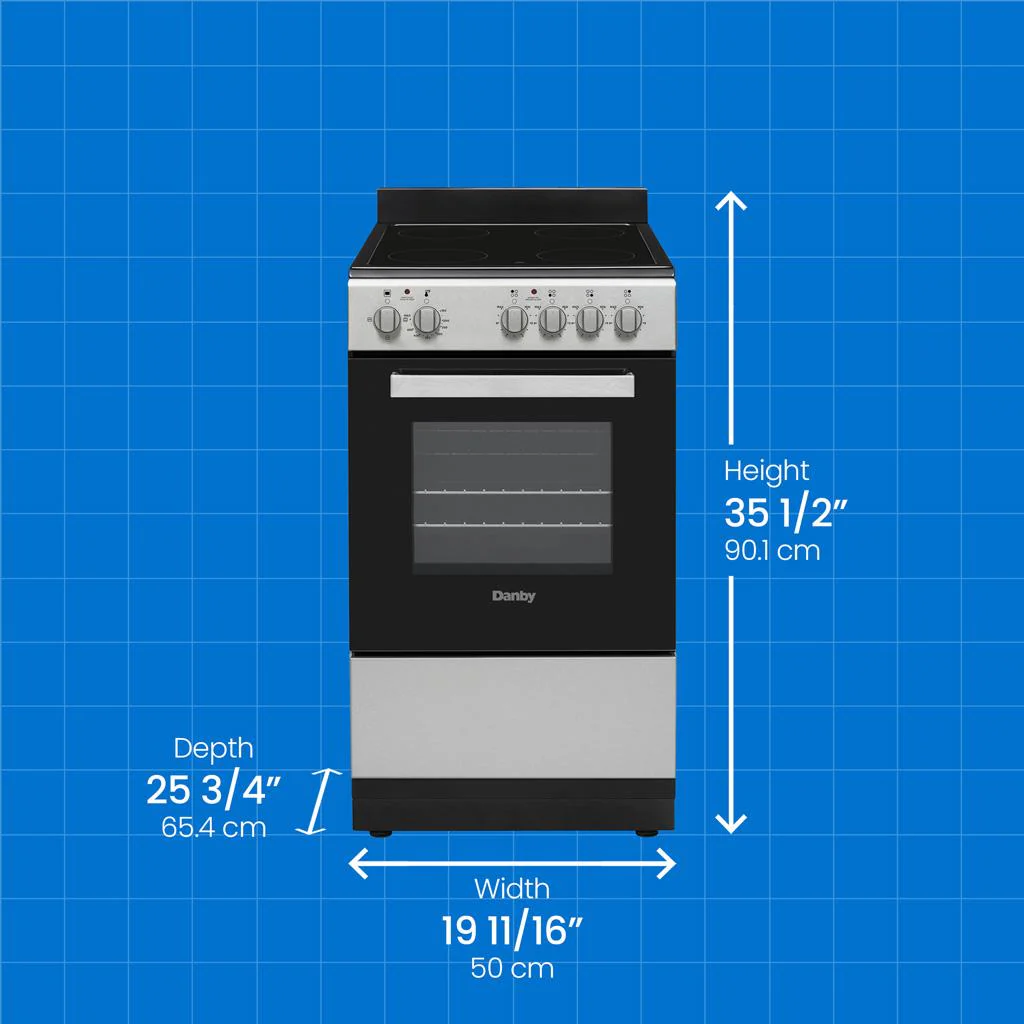 Danby DER20V1BSS Danby 20 Wide Electric Range In Stainless Steel - Image 6