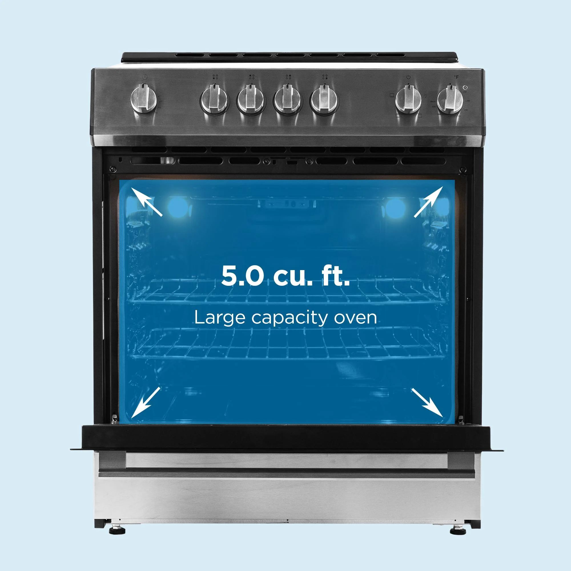 Danby DRRM300BSS Danby 30 Slide In Smooth Top Electric Range With Knob Controls In Stainless Steel - Image 5