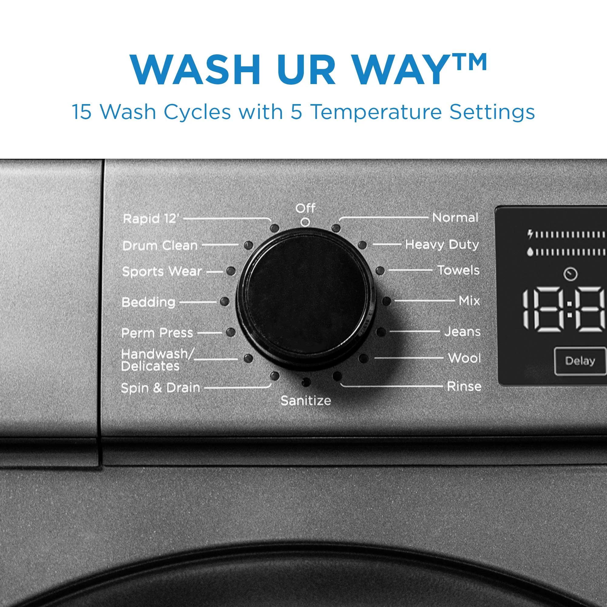 Danby DWM022D1DSDB Danby 2.2 Cu. Ft. 24" Front Load Washing Machine - Image 11