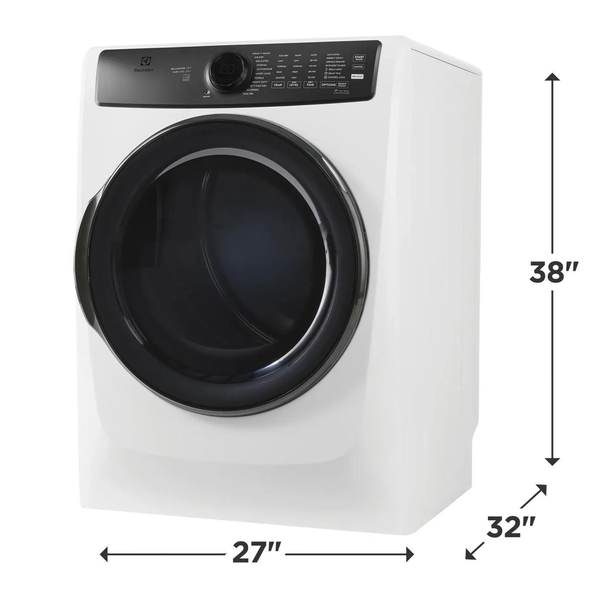 Electrolux ELFE7738MW Front Load Perfect Steam™ Electric Dryer With Balanced Dry™ And Instant Refresh - 8.0 Cu. Ft. - Image 3