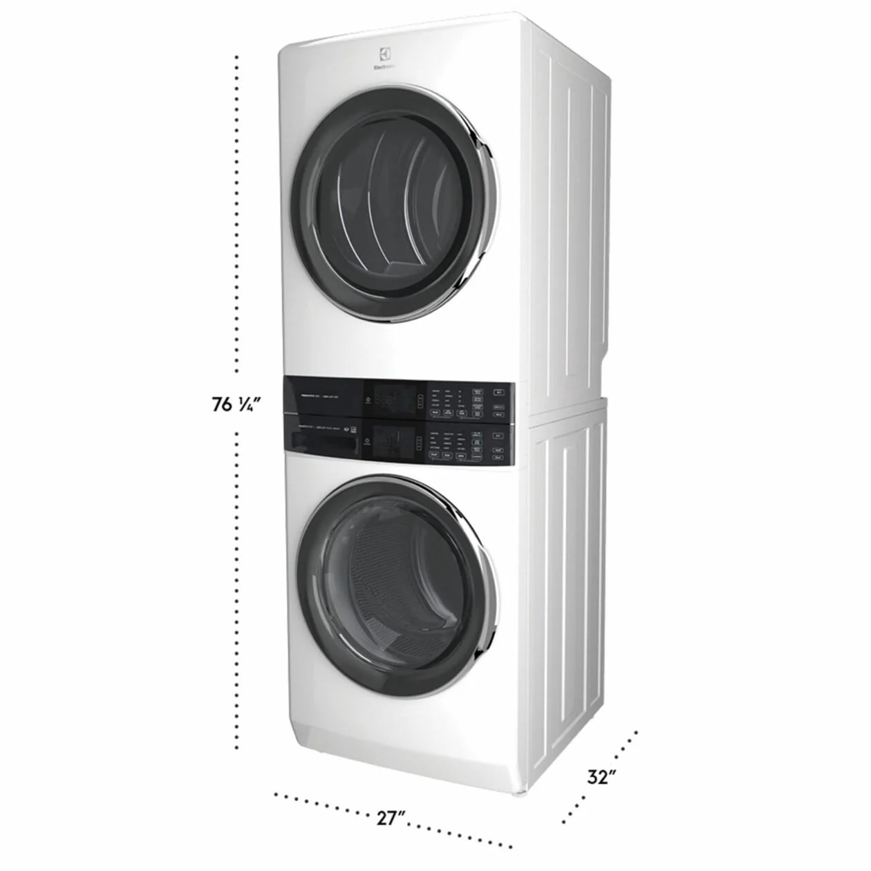 Electrolux ELTE7600AW Electrolux Laundry Tower™ Single Unit Front Load 4.5 Cu. Ft. Washer & 8 Cu. Ft. Electric Dryer - Image 4