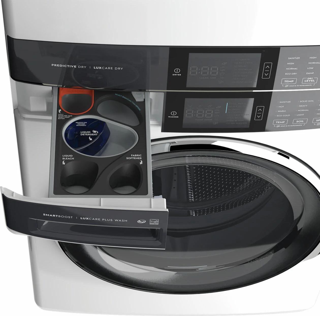 Electrolux ELTG7600AW Electrolux Laundry Tower™ Single Unit Front Load 4.5 Cu. Ft. Washer & 8 Cu. Ft. Gas Dryer - Image 10