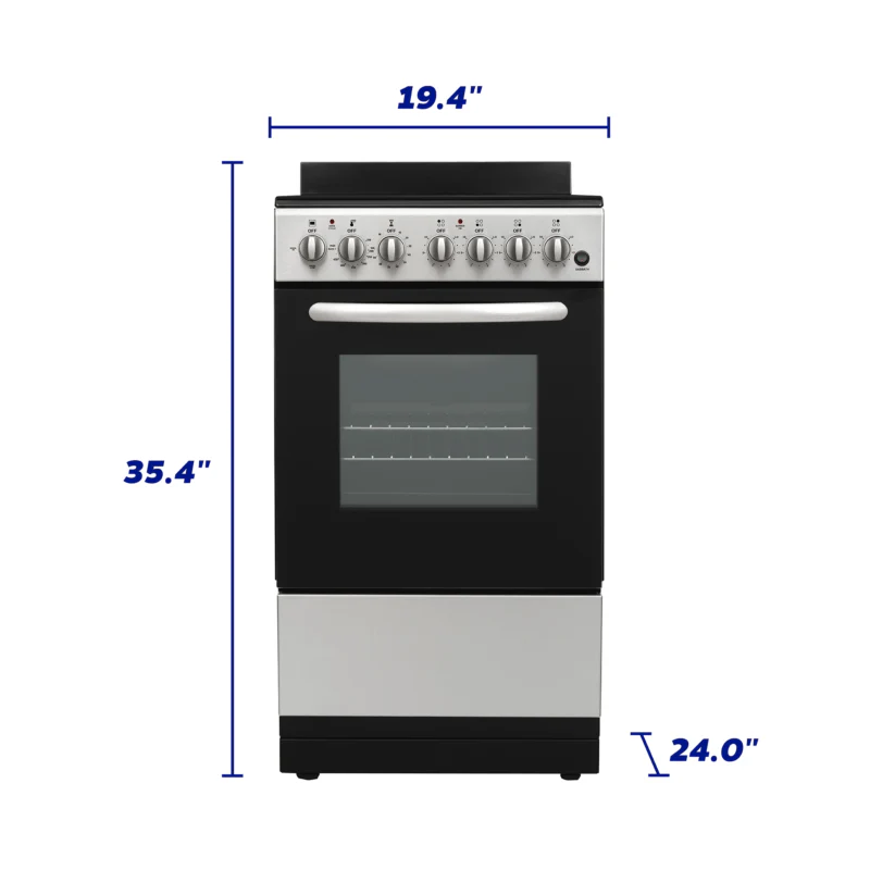 Element Appliance EER204MSCS Element 1.9 Cu. Ft. 20 Electric Range - Stainless Steel (Eer204Mscs) - Image 19
