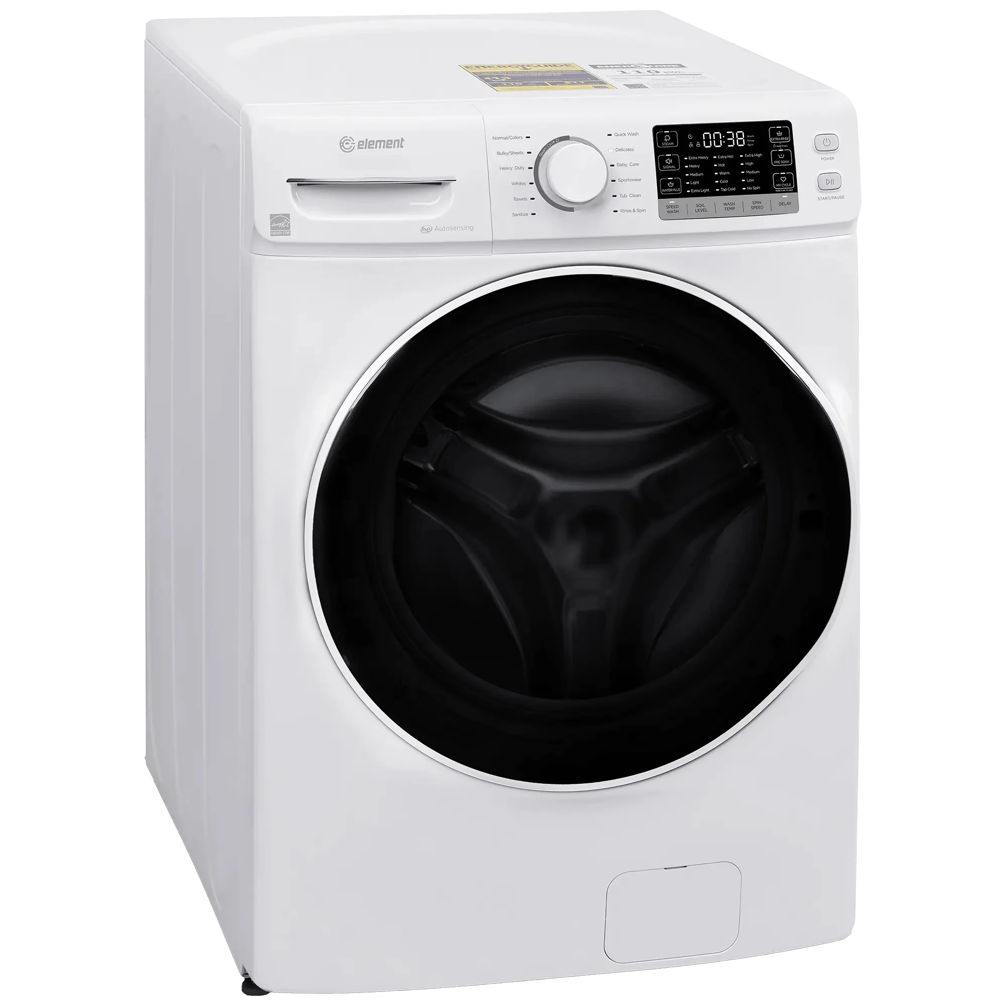 Element Appliance EFL4527BW Element 4.5 Cu. Ft. Front Load Washer - White (Efl4527Bw) - Image 4