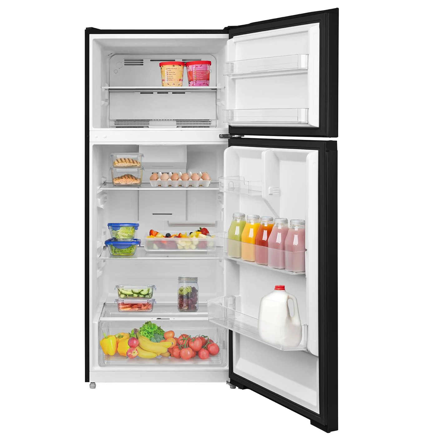 Element Appliance ERT16CGDB Element 16.0 Cu. Ft. Top Freezer Refrigerator - Black, Energy Star - Image 10