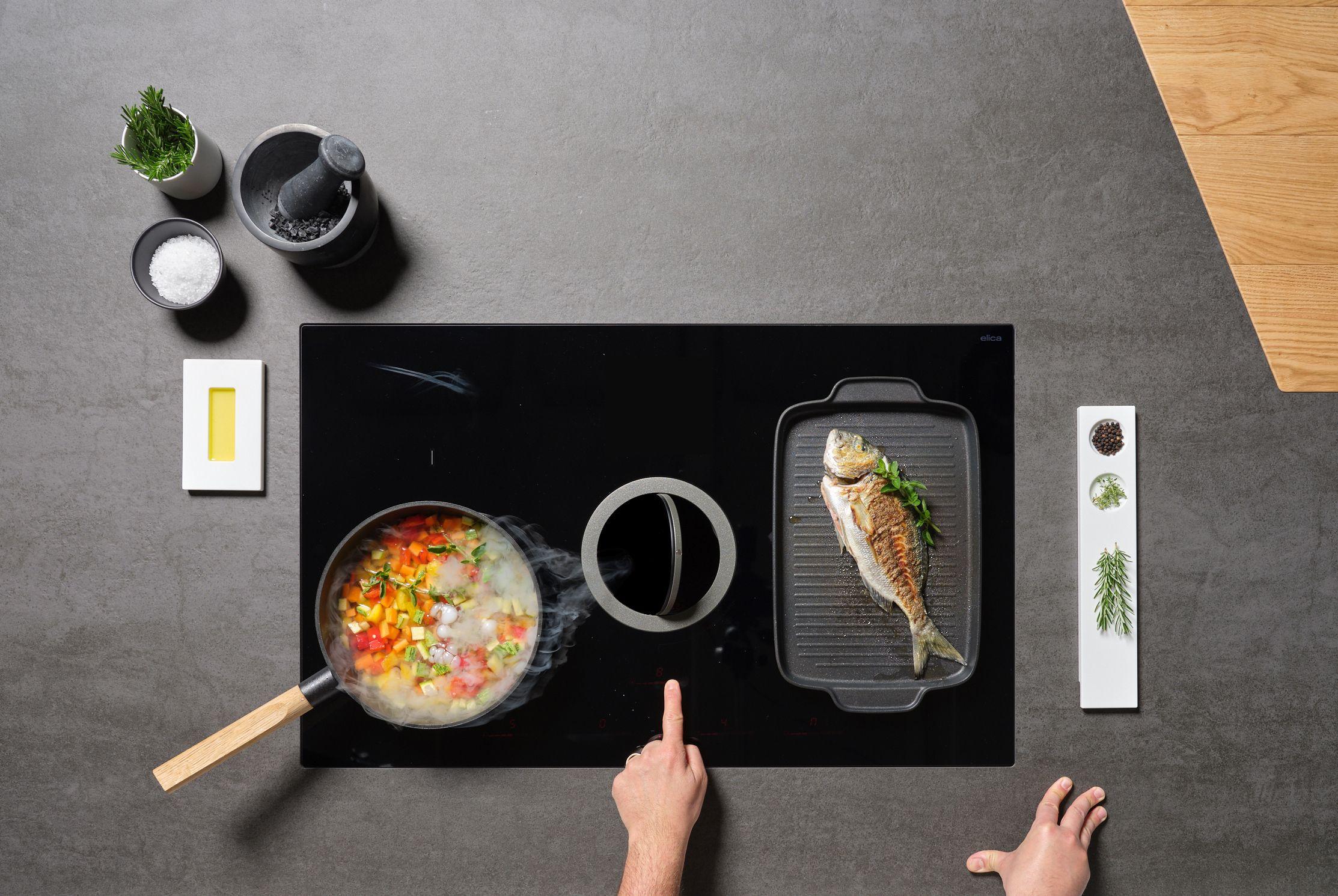 Elica ENI436BL Nikola Tesla Induction Downdraft Cooktop - Image 2