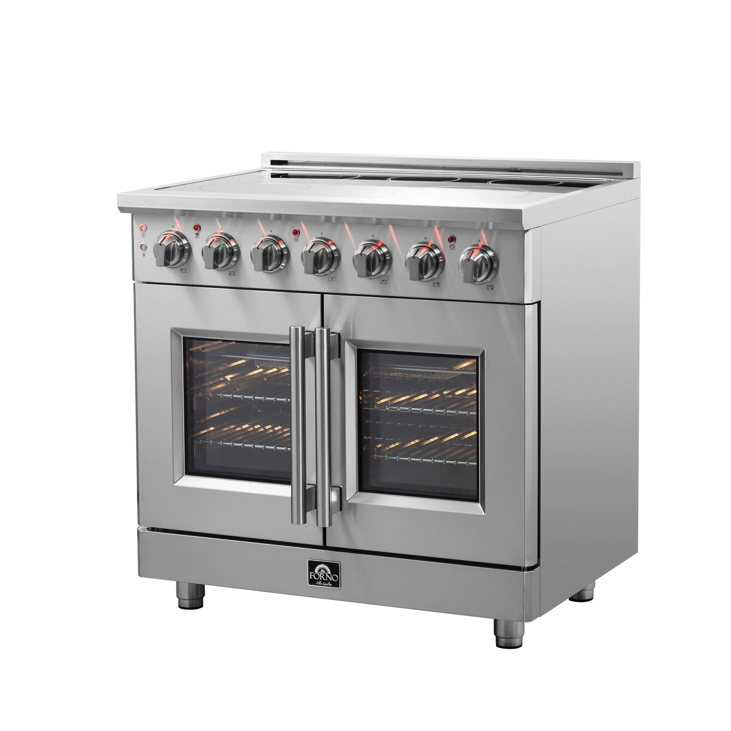 Forno FFSEL695536 Forno Massimo 36" Freestanding French Door Electric Range - Image 3