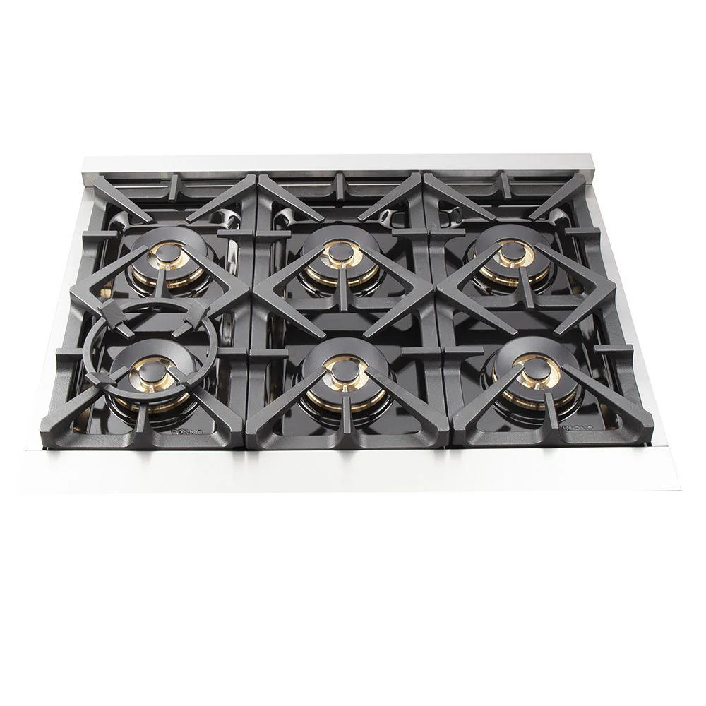 Forno FFSGS618736 Forno Capriasca 36" Freestanding Dual Fuel Range - Image 3