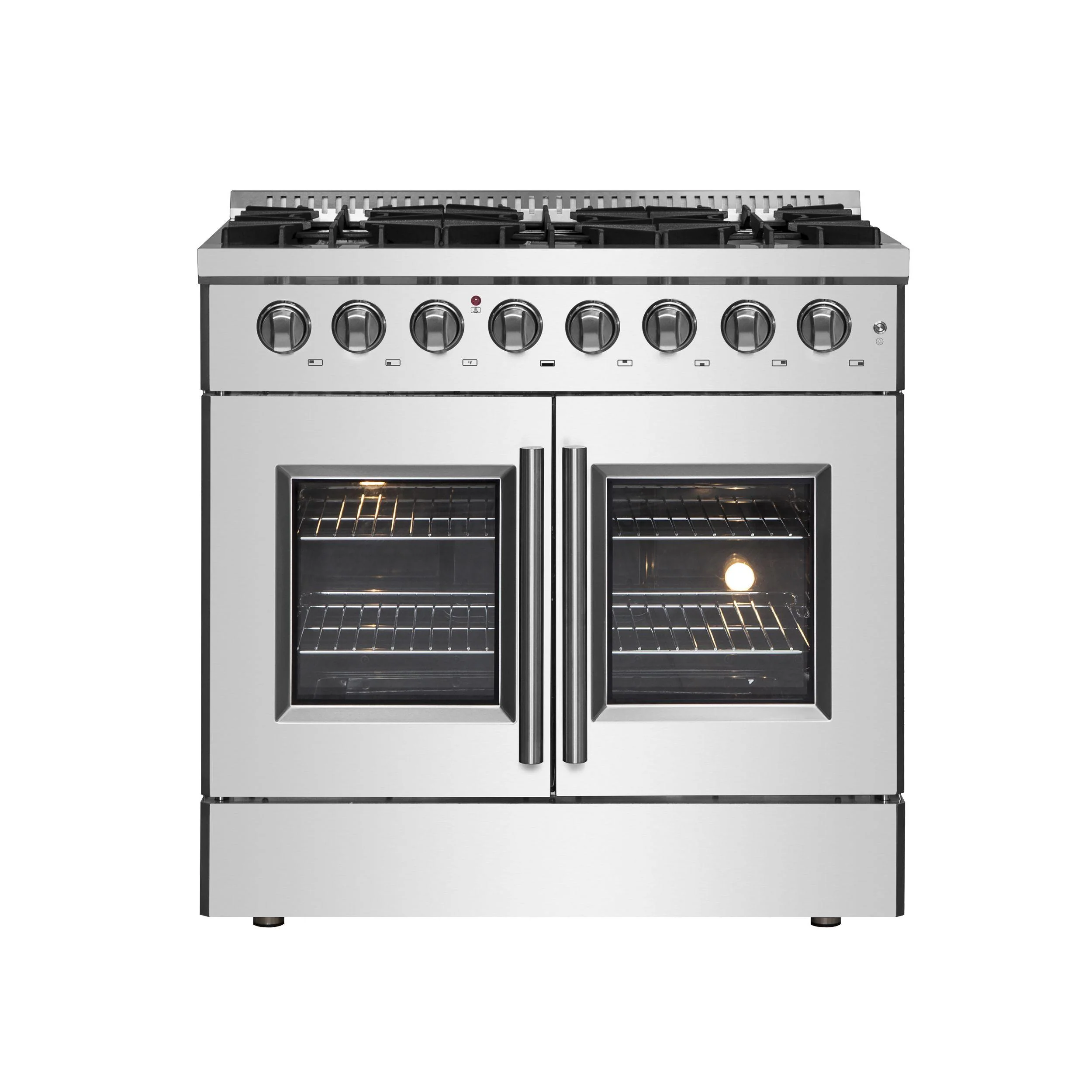Forno FFSGS635636 Forno Galiano 36" Freestanding French Door Dual Fuel Range - Image 5