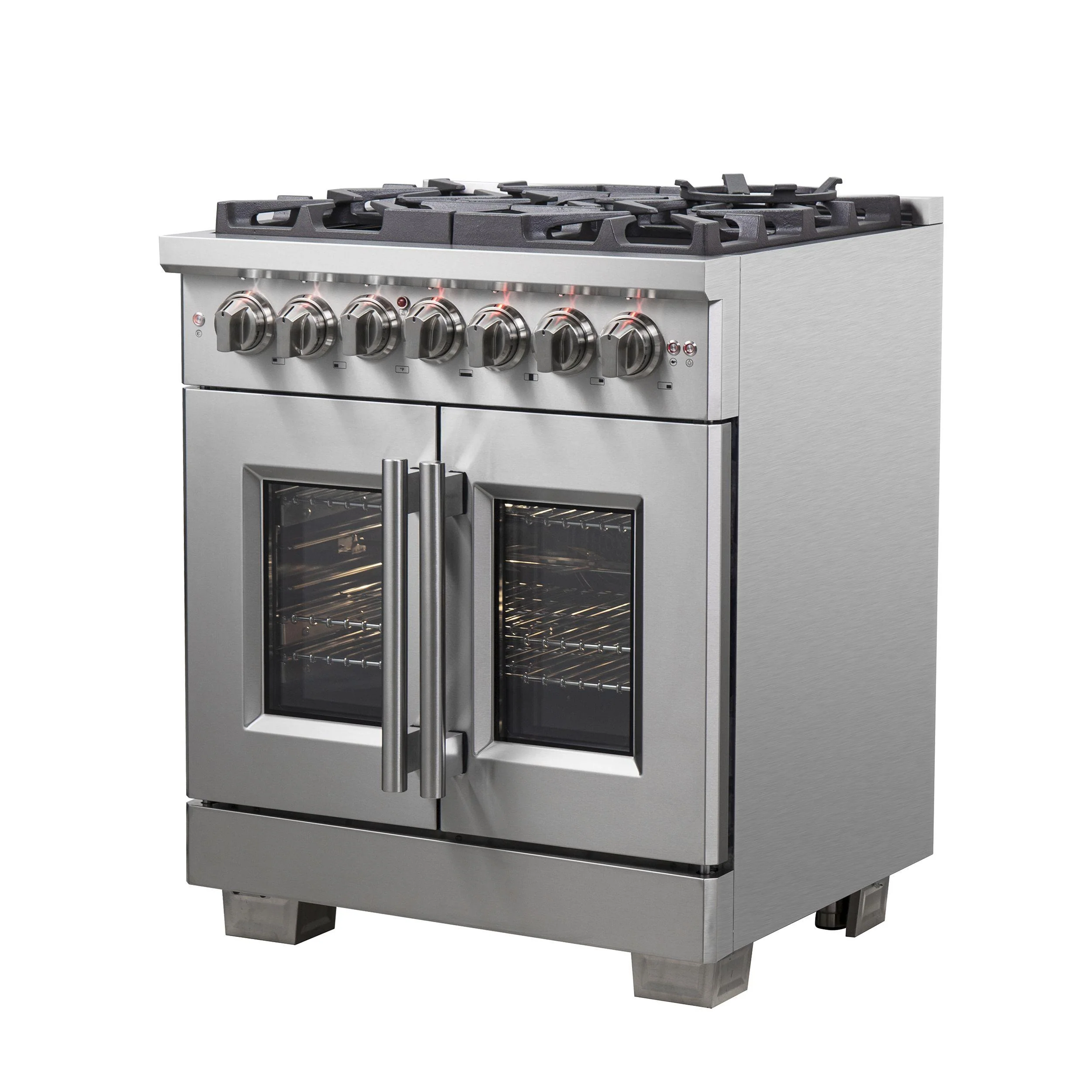 Forno FFSGS638730 Forno Capriasca 30" Freestanding French Door Dual Fuel Range - Image 12