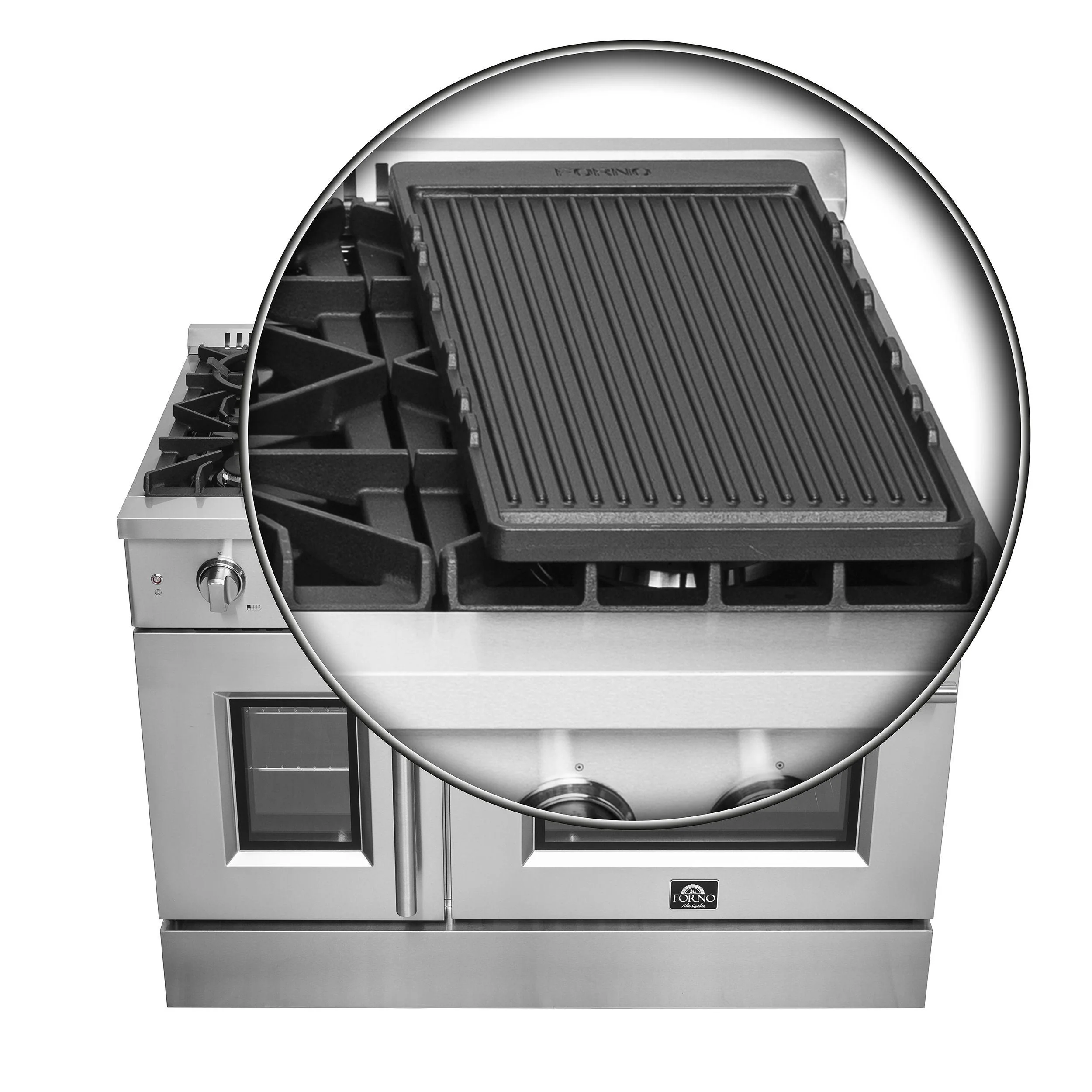 Forno FFSGS644448 Forno Galiano 48" Freestanding French Door Gas Range - Image 12