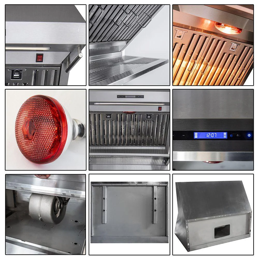Forno FRHWM502930 Savona - 30" Wall Mount Range Hood Baffle Filter & Back Splash - Image 2