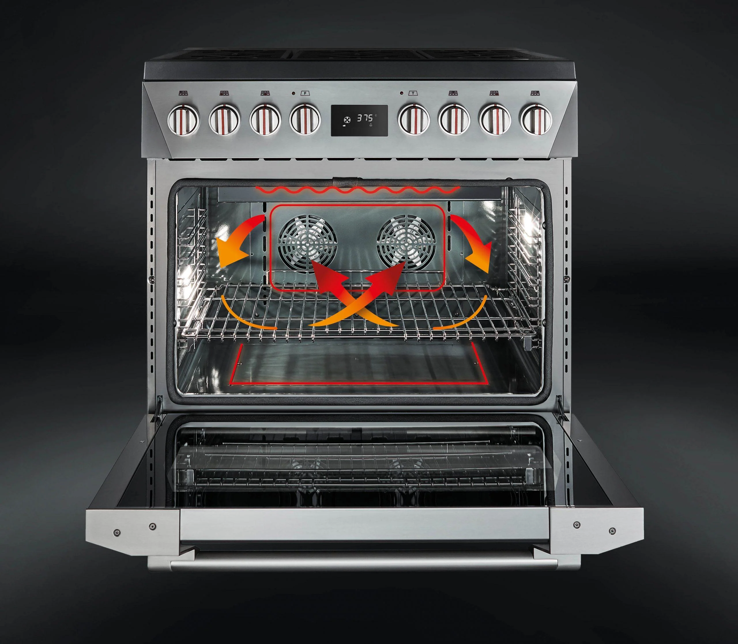 Forzacucina FR366DF 36" Professional Dual Fuel Range - Image 6