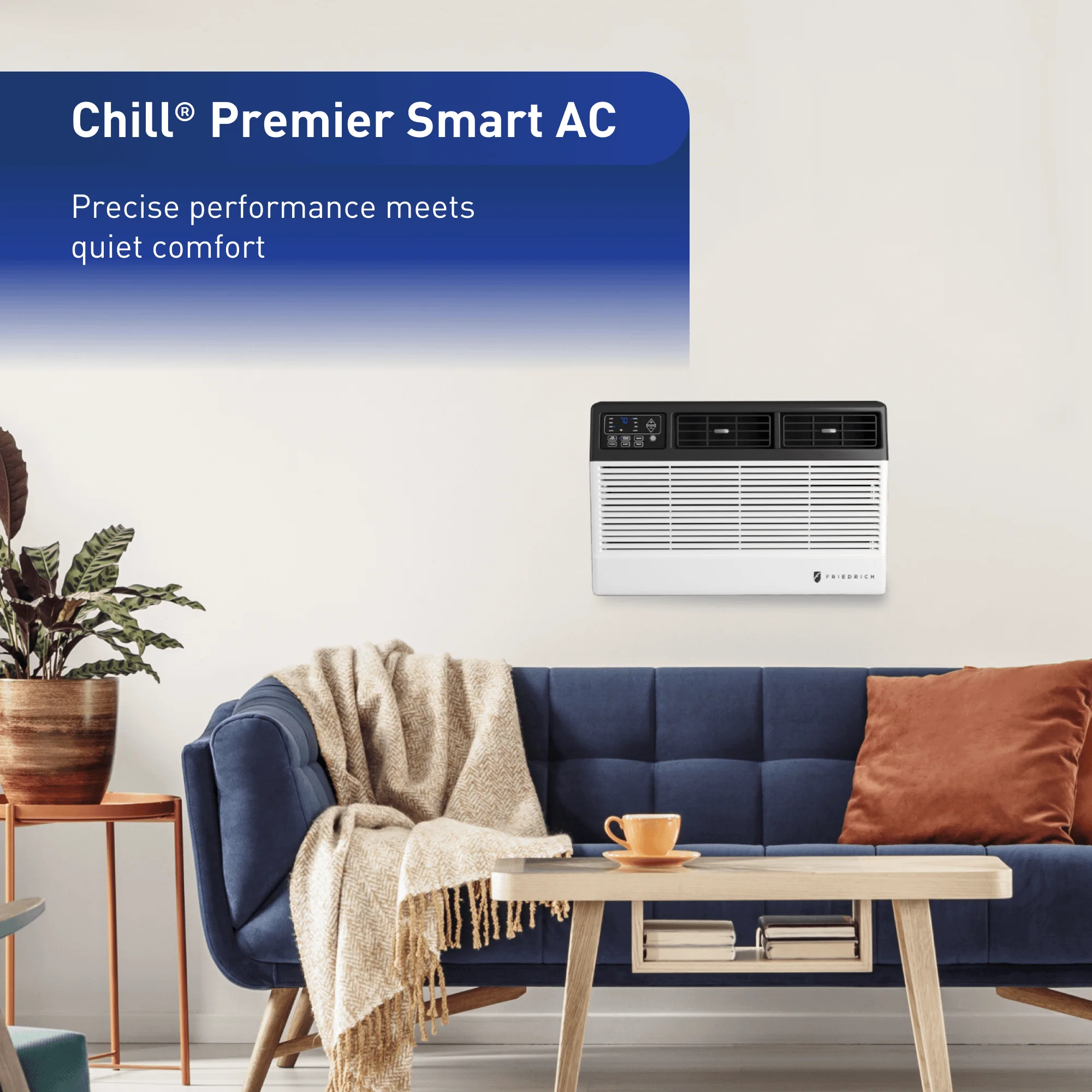 Friedrich CCW08B10C Friedrich Chill Premier 8,000 Btu 115V Smart Window/Wall Air Conditioner - Cool Only - Image 5