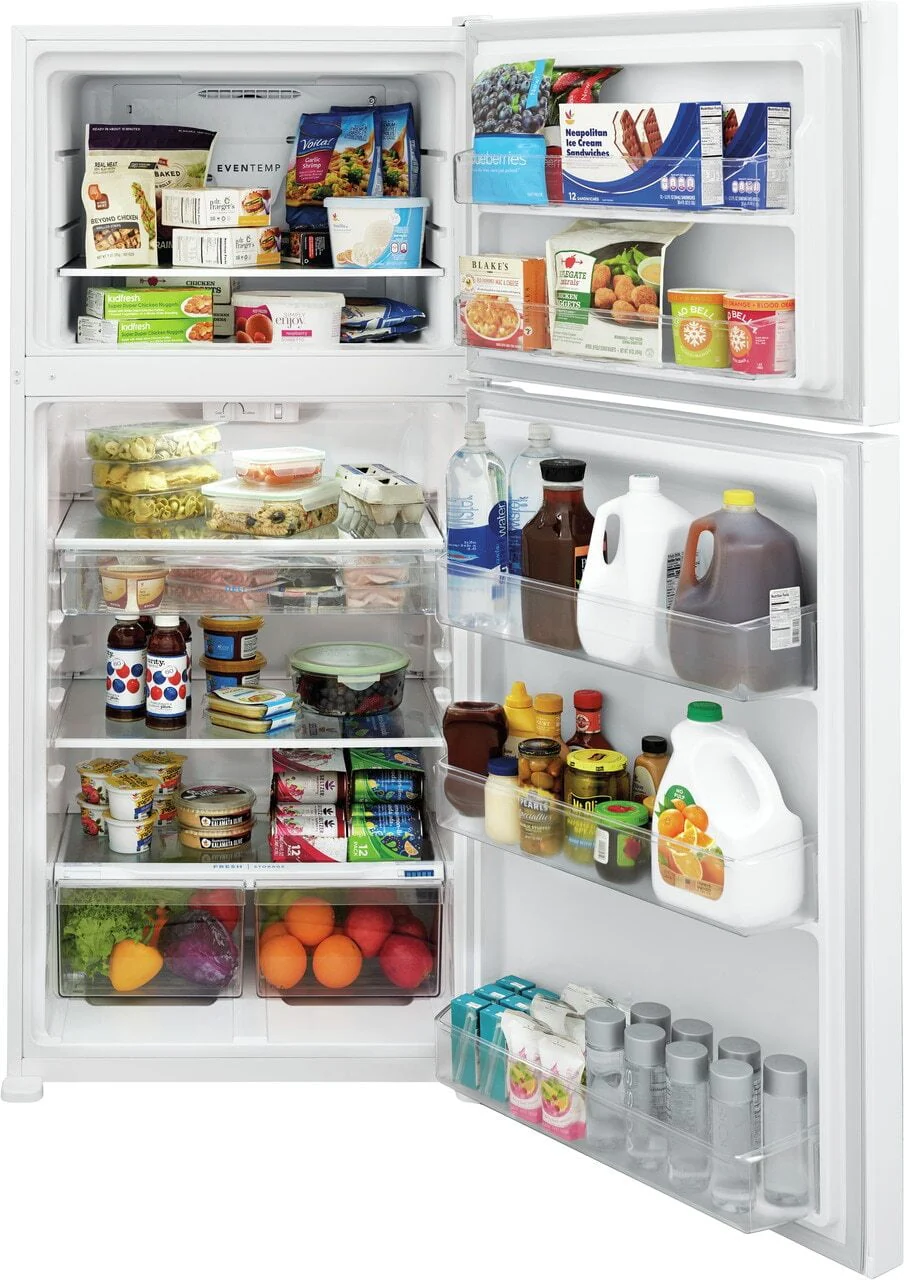 Frigidaire FFHT2045VW Frigidaire 20.0 Cu. Ft. Top Freezer Refrigerator - Image 4