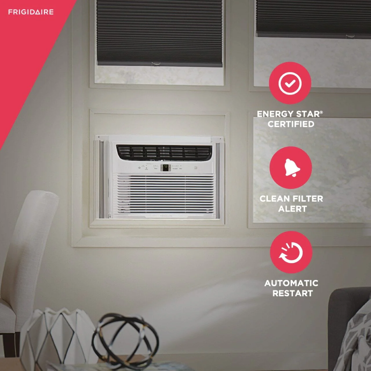 Frigidaire FHWW123WBE Frigidaire 12,000 Btu Connected Window-Mounted Room Air Conditioner - Image 8