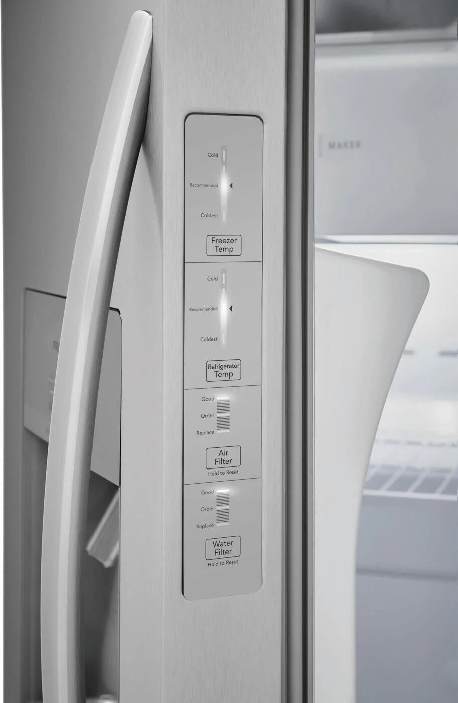 Frigidaire FRSS2623AS Frigidaire 25.6 Cu. Ft. 36'' Standard Depth Side By Side Refrigerator - Image 6