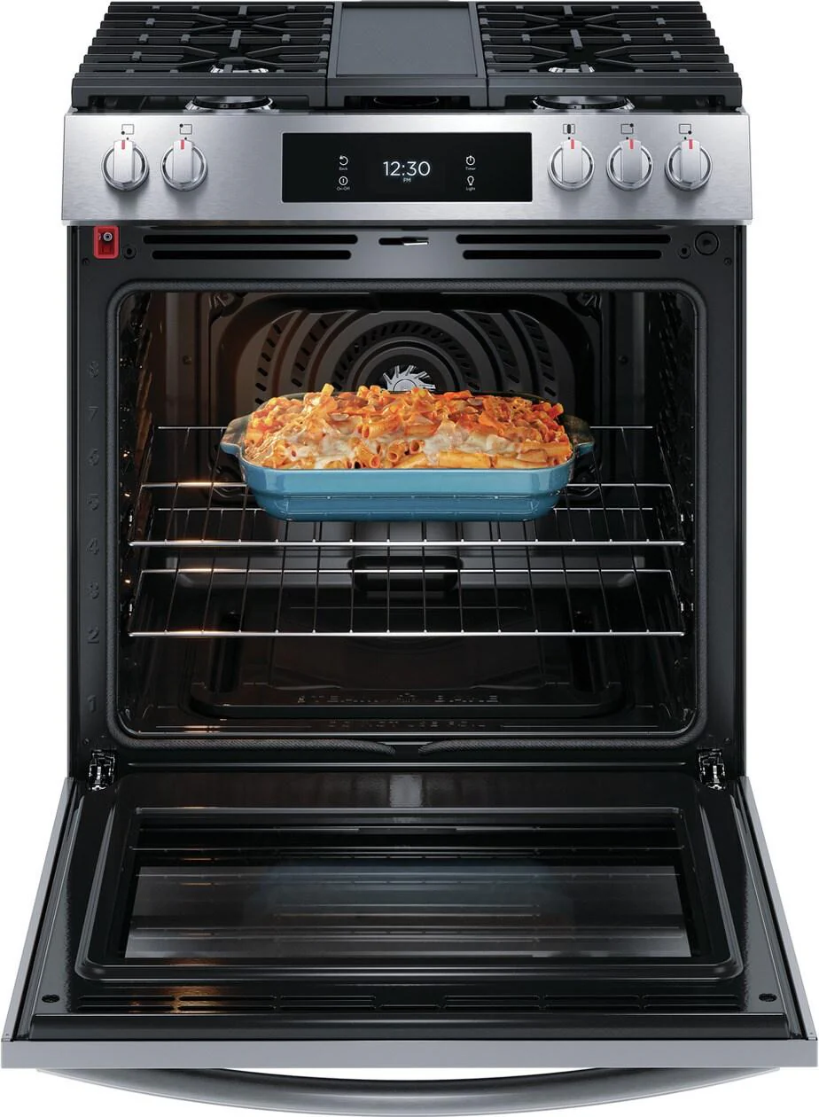 Frigidaire GCFG3060BF Frigidaire Gallery 30" Front Control Gas Range With Total Convection - Image 4