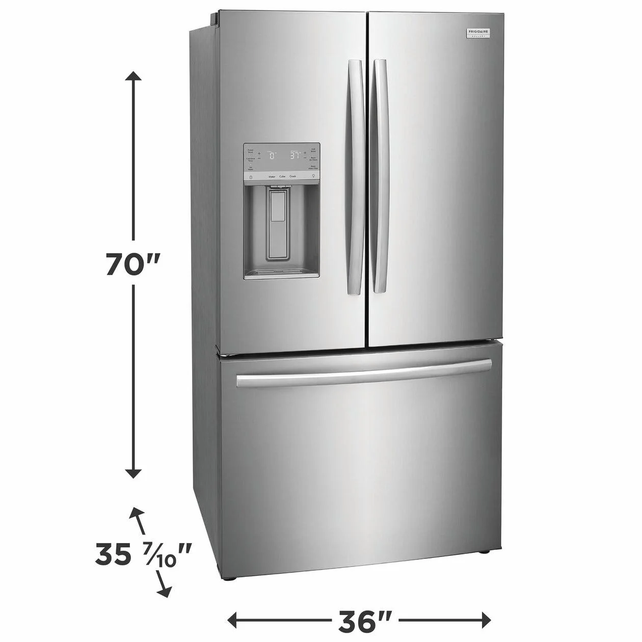 Frigidaire GRFS287DAF 28 Cu. Ft. Standard-Depth French Door Refrigerator - Image 3
