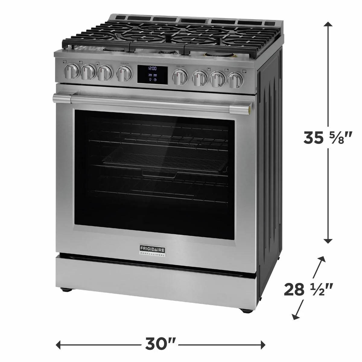 Frigidaire PCFG3080AF Frigidaire Professional 30" Gas Range With No Preheat And Air Fry - Image 3