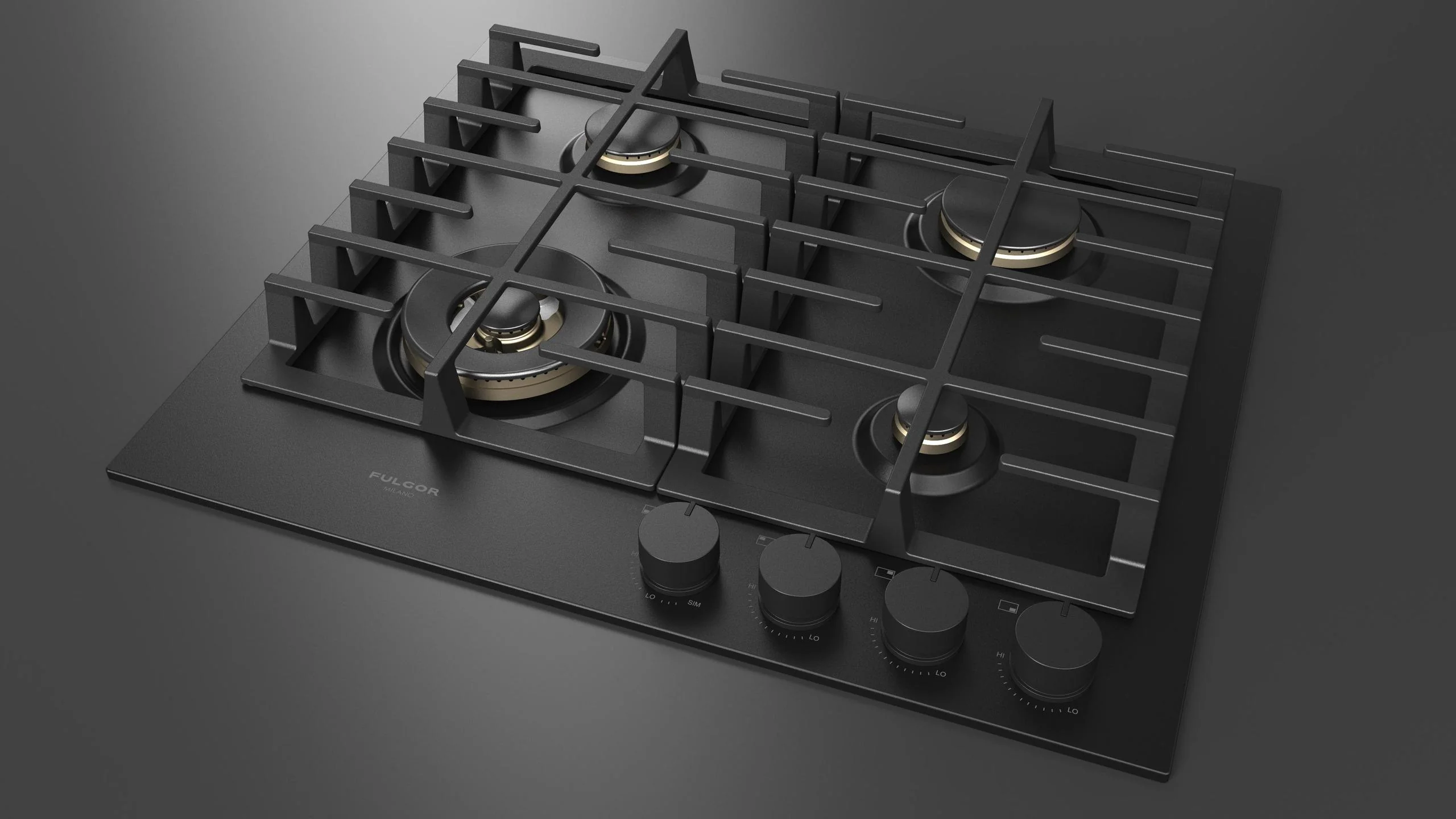 Fulgor Milano F4MGK24MB1 24" Gas Cooktop - Image 3