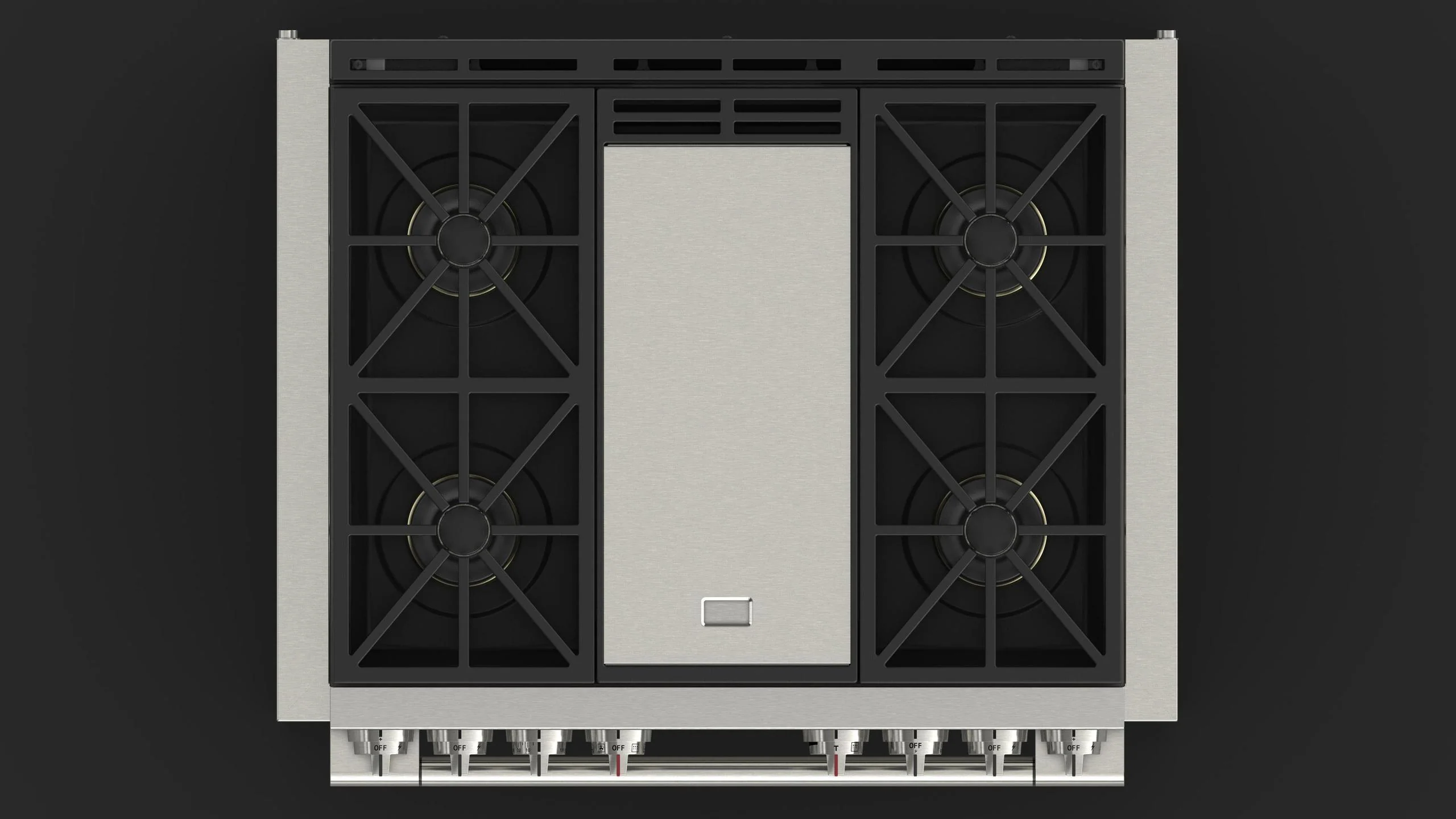 Fulgor Milano F6PDF364GS1 36 Dual Fuel Pro Range With Griddle - Image 12