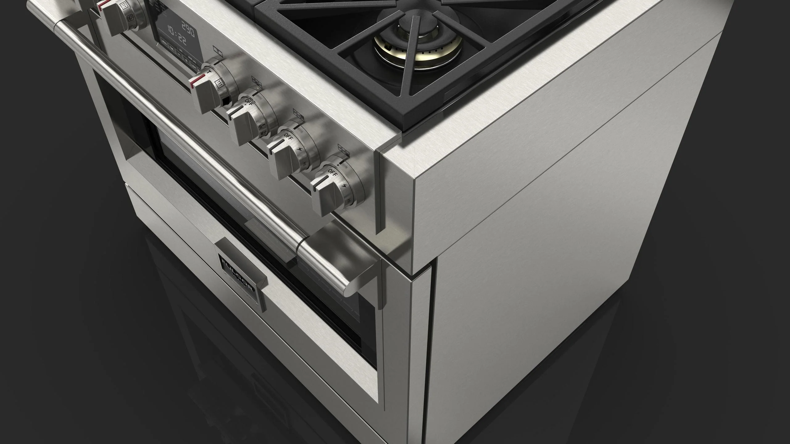 Fulgor Milano F6PDF364GS1 36 Dual Fuel Pro Range With Griddle - Image 9