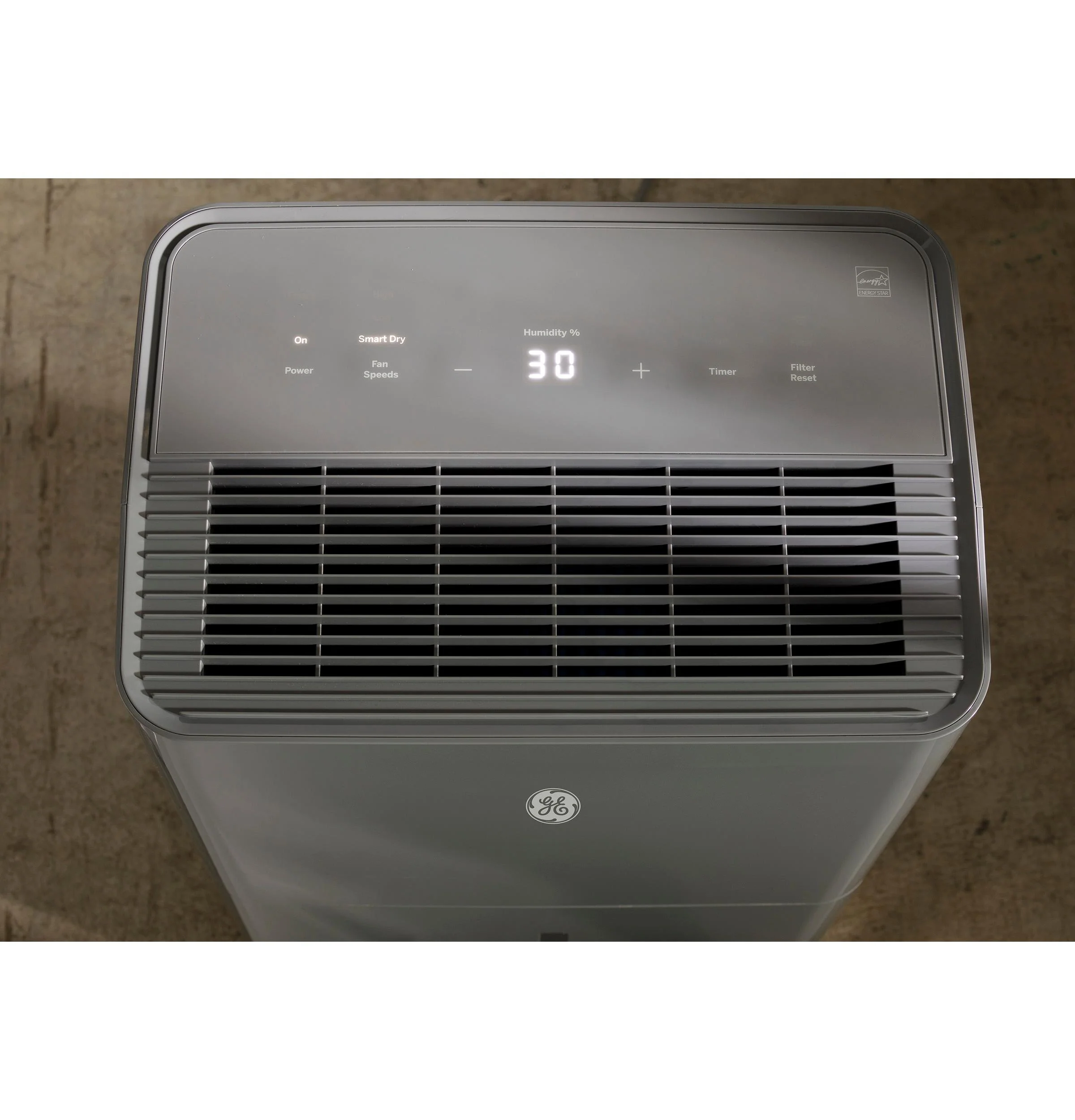 Ge Appliances ADYR50LC Ge® Energy Star® 50 Pint Portable Dehumidifier With Smart Dry For Wet Spaces - Image 2
