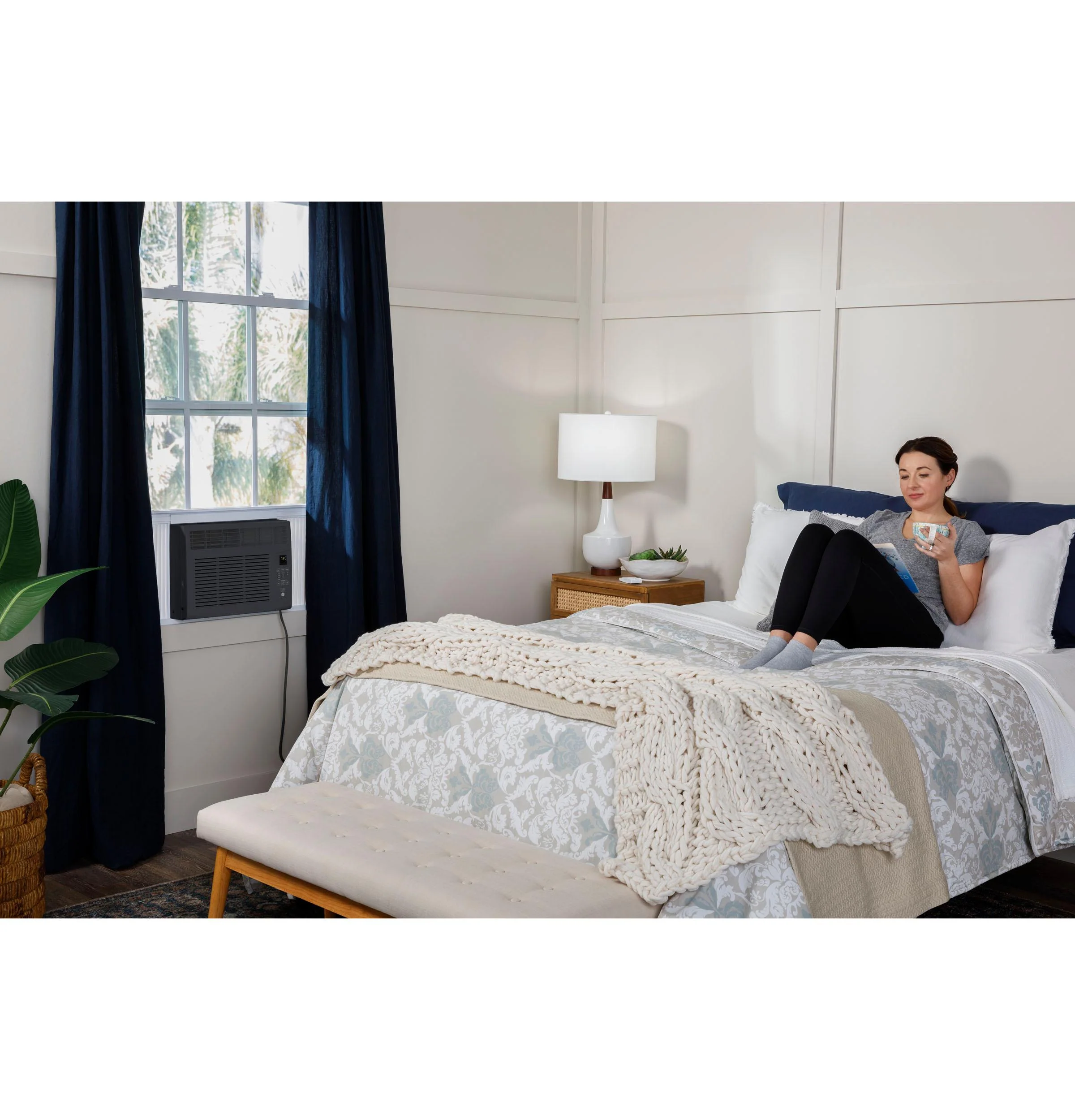 Ge Appliances AHEF06BC Ge® 6,000 Btu Electronic Window Air Conditioner For Small Rooms Up To 250 Sq Ft., Black - Image 3