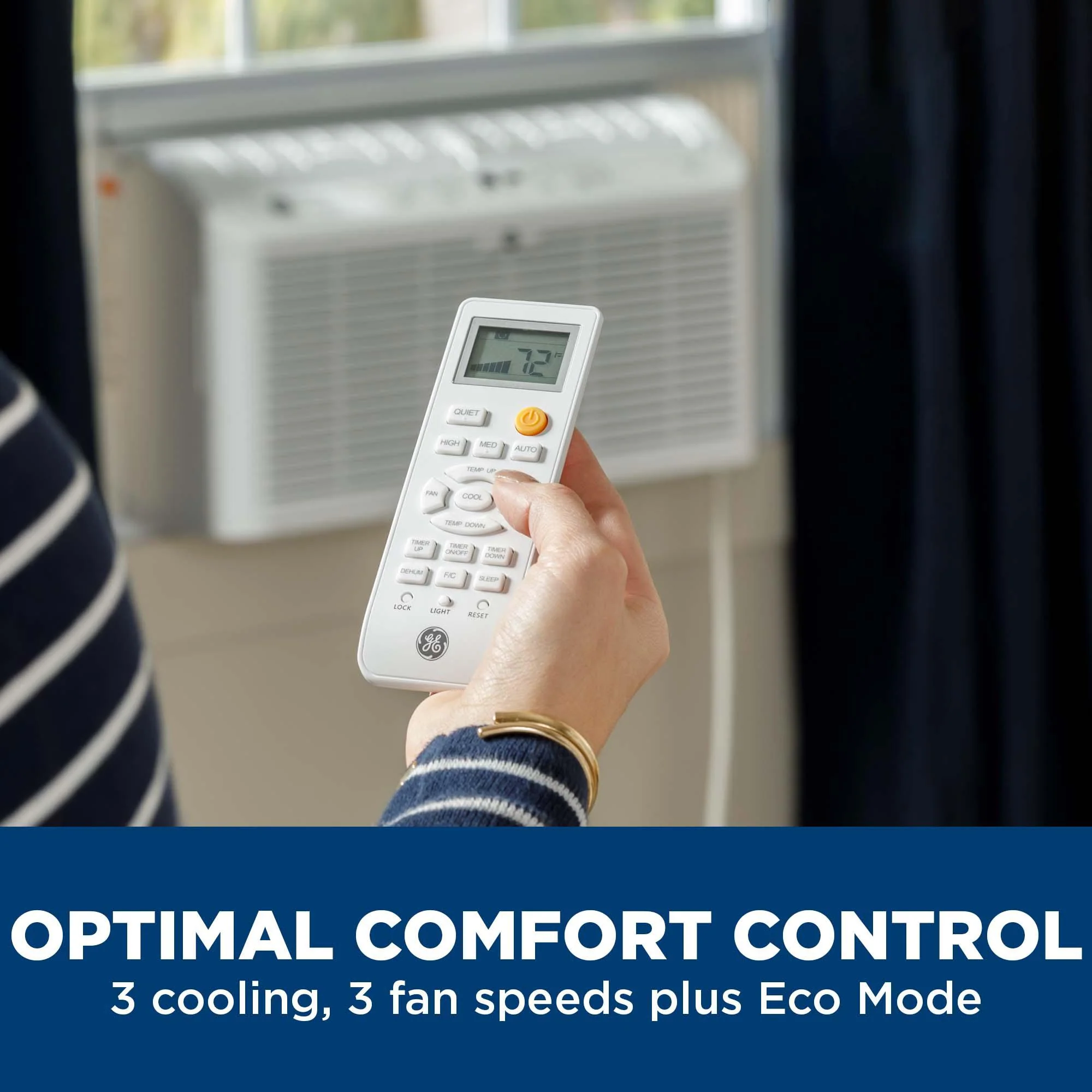 Ge Appliances AHEL06BB Ge® 6,200 Btu Ultra Quiet Window Air Conditioner For Small Rooms Up To 250 Sq. Ft. - Image 4