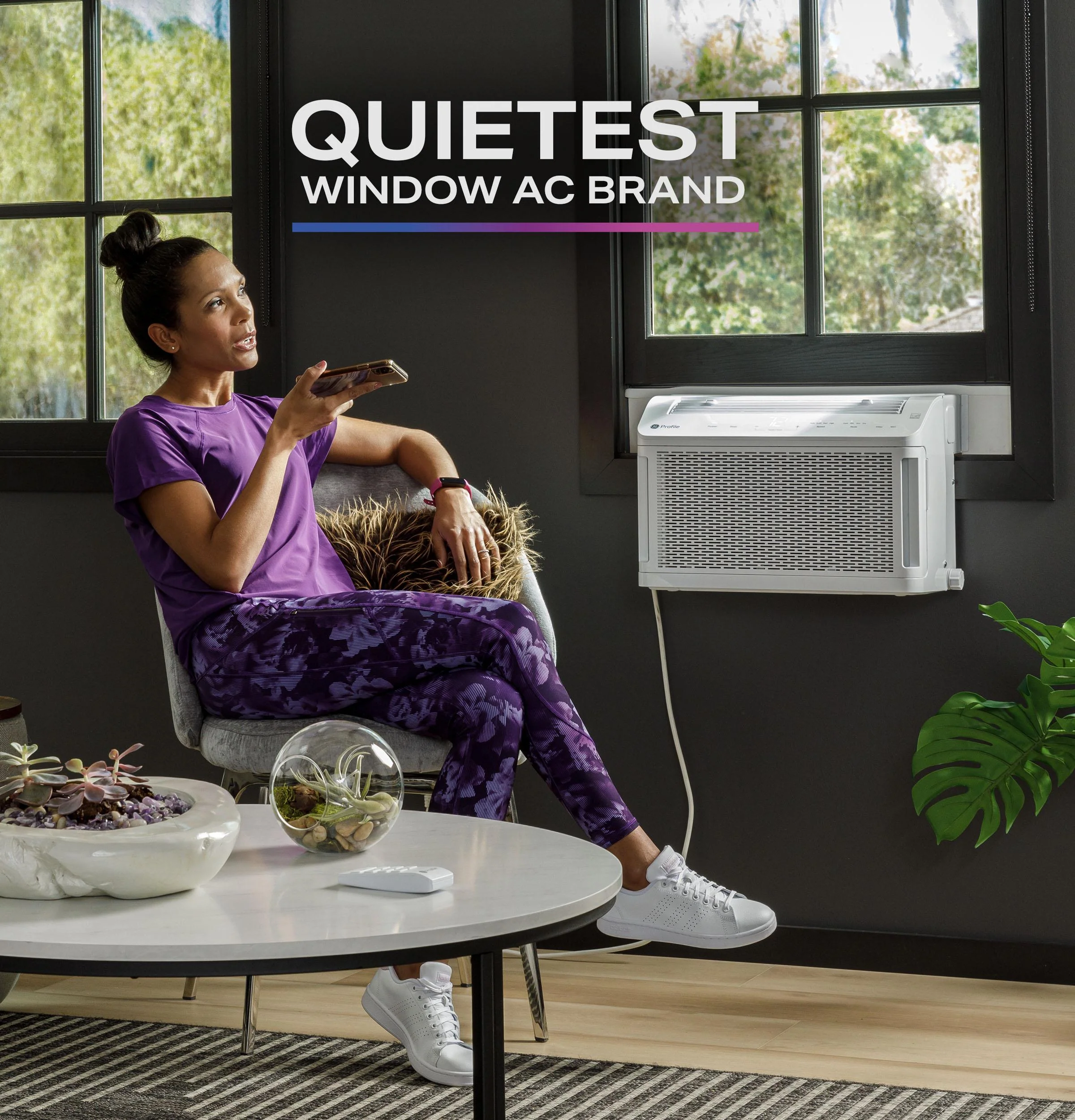 Ge Appliances AHTT08BC Ge Profile Clearview™ 8,300 Btu Smart Ultra Quiet Window Air Conditioner For Medium Rooms Up To 350 Sq. Ft. - Image 10
