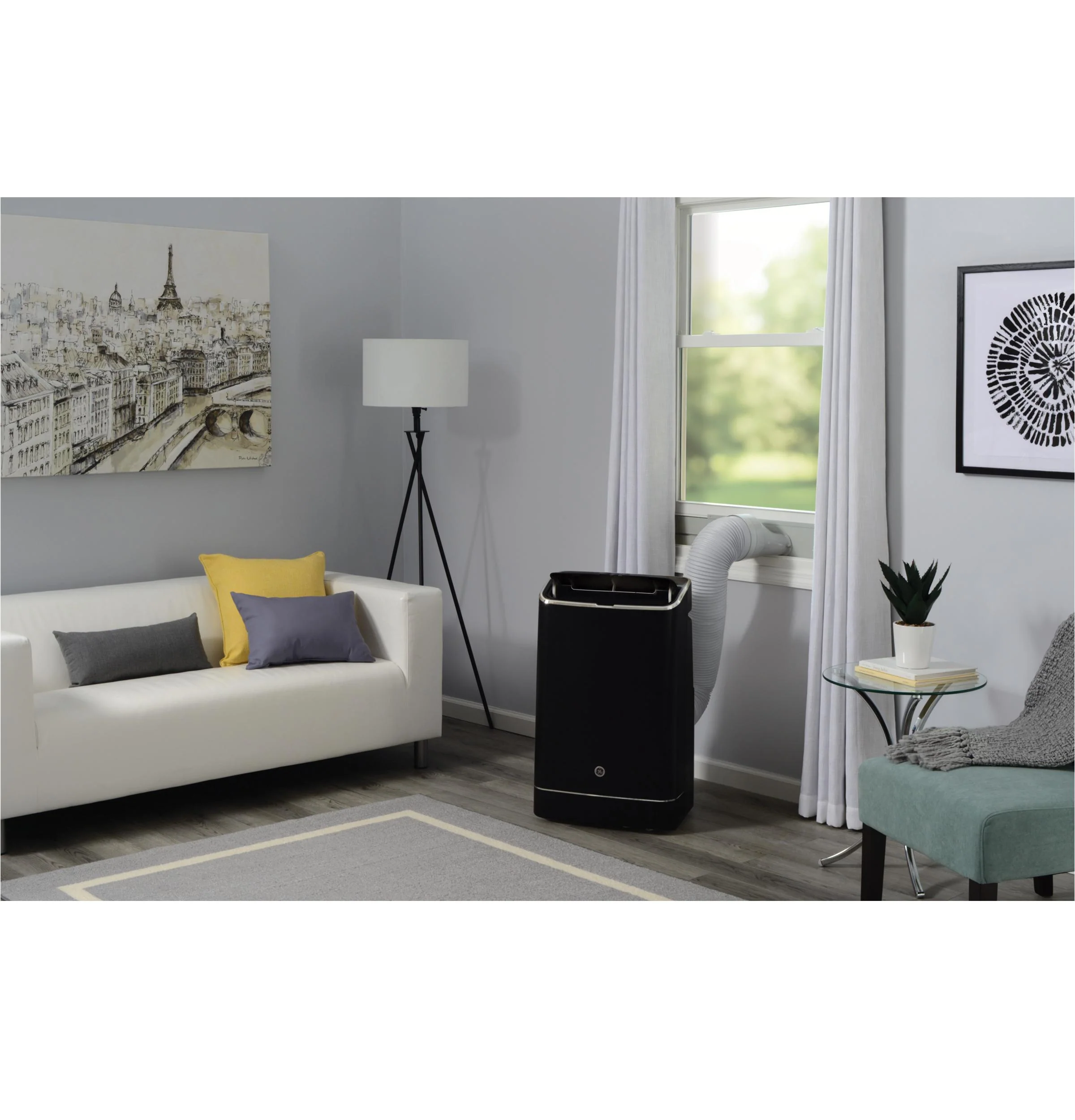 Ge Appliances APXD10JAWB Ge® 10,000 Btu Heat/Cool Smart Portable Air Conditioner For Medium Rooms Up To 450 Sq Ft. - Image 5