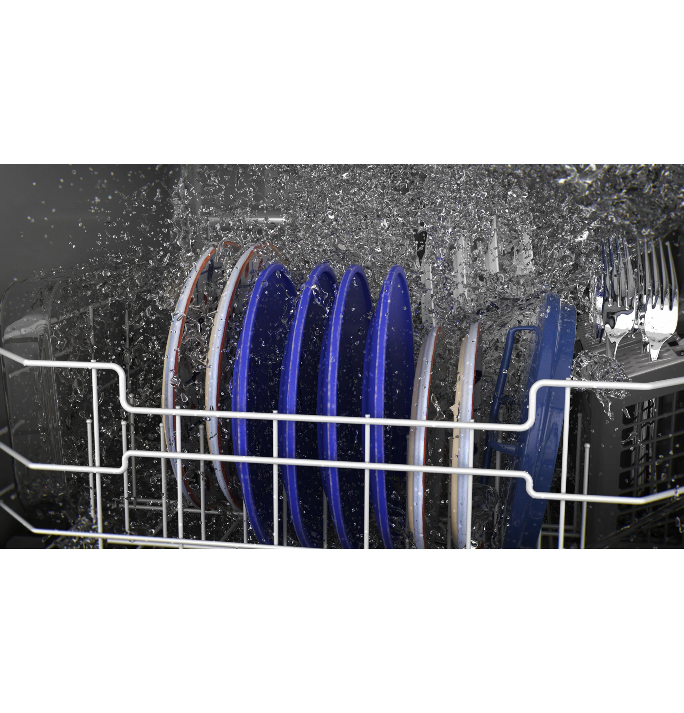 Ge Appliances GDF550PMRES Ge® Front Control With Plastic Interior Dishwasher With Sanitize Cycle & Dry Boost - Image 13