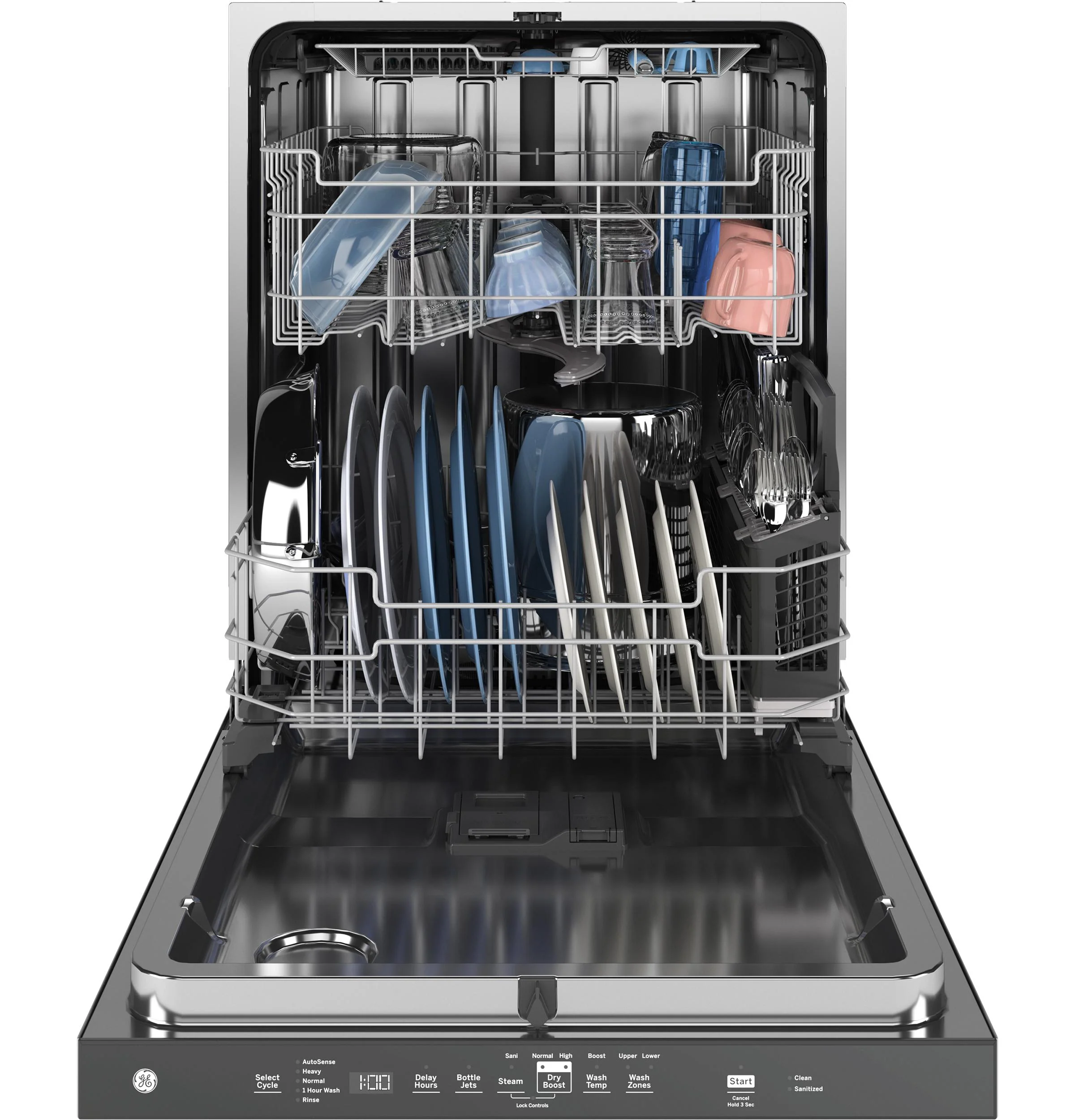Ge Appliances GDP670SGVBB Ge® Top Control With Stainless Steel Interior Dishwasher With Sanitize Cycle - Image 3